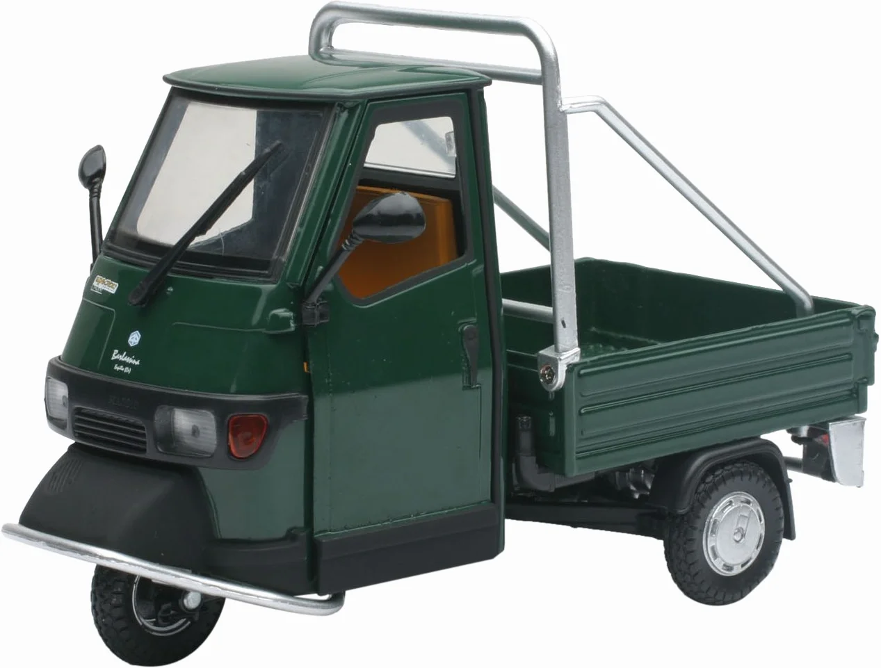 NewRay Ape Piaggio 68038-50 Cross Country Fedele Riproduzione, Scala 1:18, Die Cast, Verde