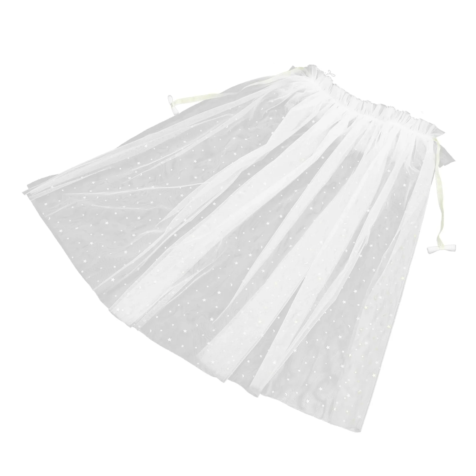 1pezzi Mantello Di Garza Per Bambina Bianco Mantello Da Festa Costume Da Mascherata Per Ragazzo Ragazza Facile Indossare e Pulire Per Feste Di Compleanno Ed Eventi Tema
