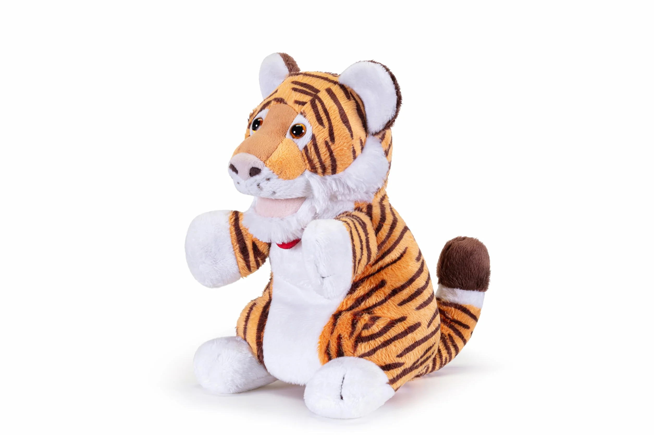Marionetta Tigre Trudi | marionette peluche per spettacolo teatrale, regalo compleanno | 16x24x17cm taglia S | Marionette Puppets | modello 29318