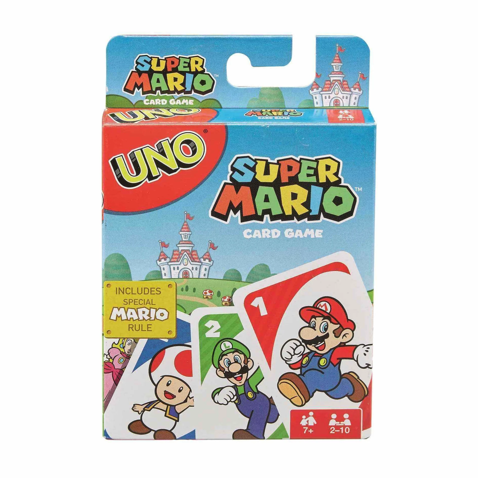 Mattel Games - UNO Versione Super Mario Bros, Gioco di Carte per Famiglie e Bambini 7+ Anni, DRD00