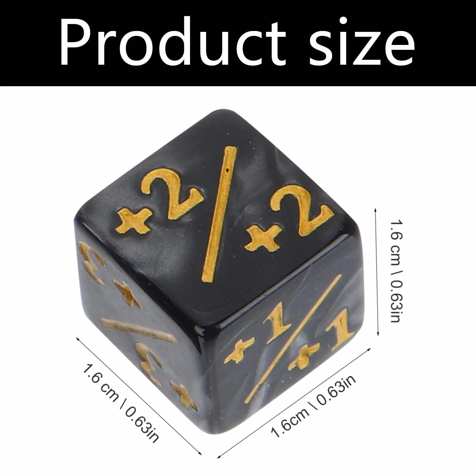 Wekuw 24 Pezzi Contatori di da Gioco, Dadi 6 Facce, Dadi fedeltà Token D6 Cubo con Borse, Compatibile con MTG, CCG, Accessorio per Giochi di Carte (2 Colori)