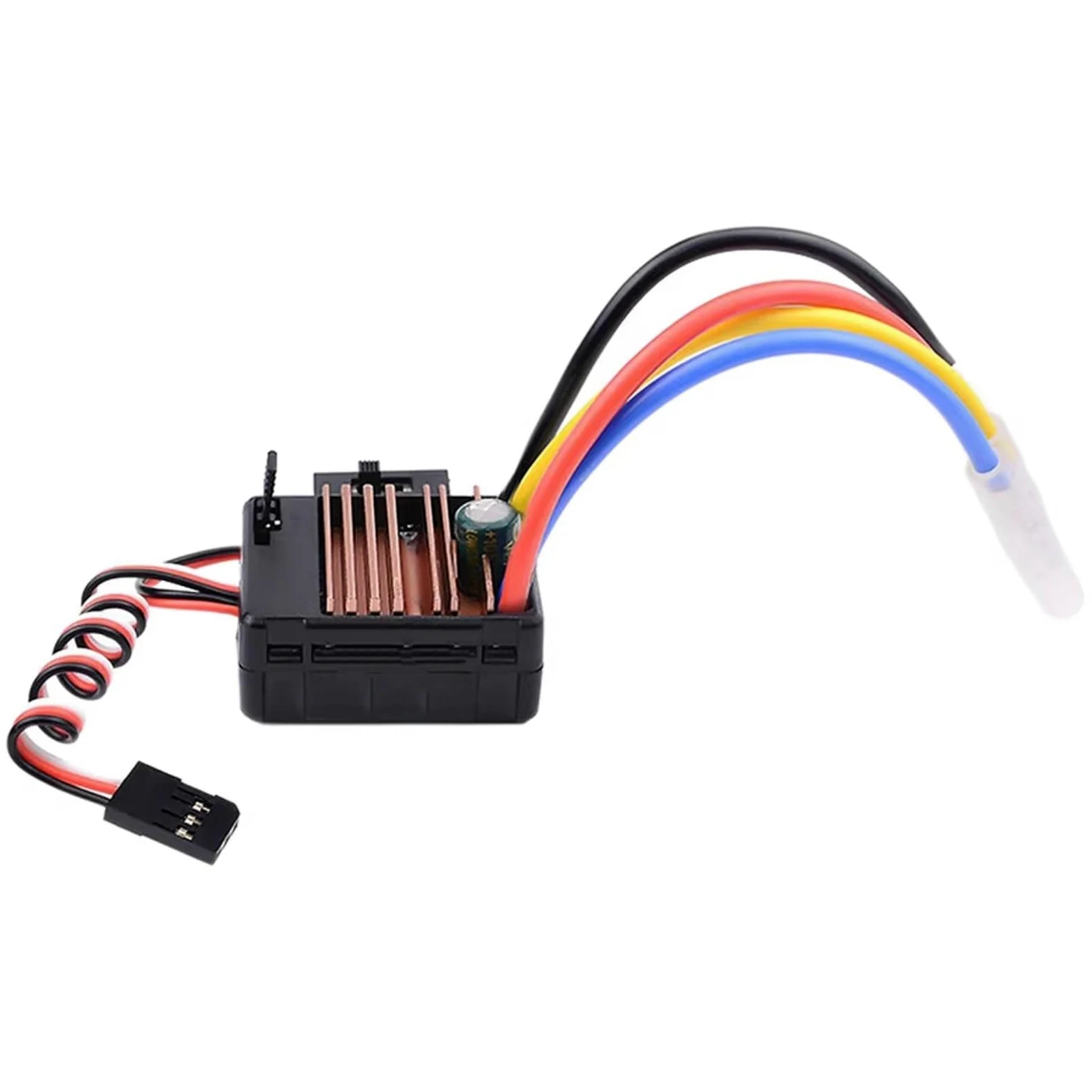 Per Tamiya Per Redcat Per Traxxas Per Wltoys 12428 1/10 60A ESC Regolatore Di Velocità Elettronico A Spazzole Per Auto RC Motore 540 550 RC ESC