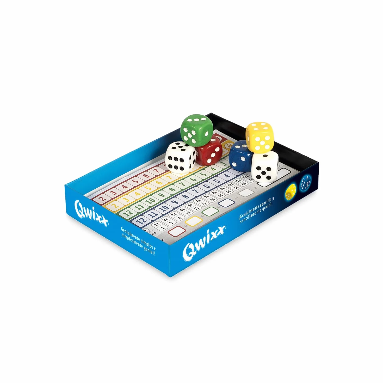 NSV QWIXX. Gioco di dadi e strategia mentale. Edizione spagnola.