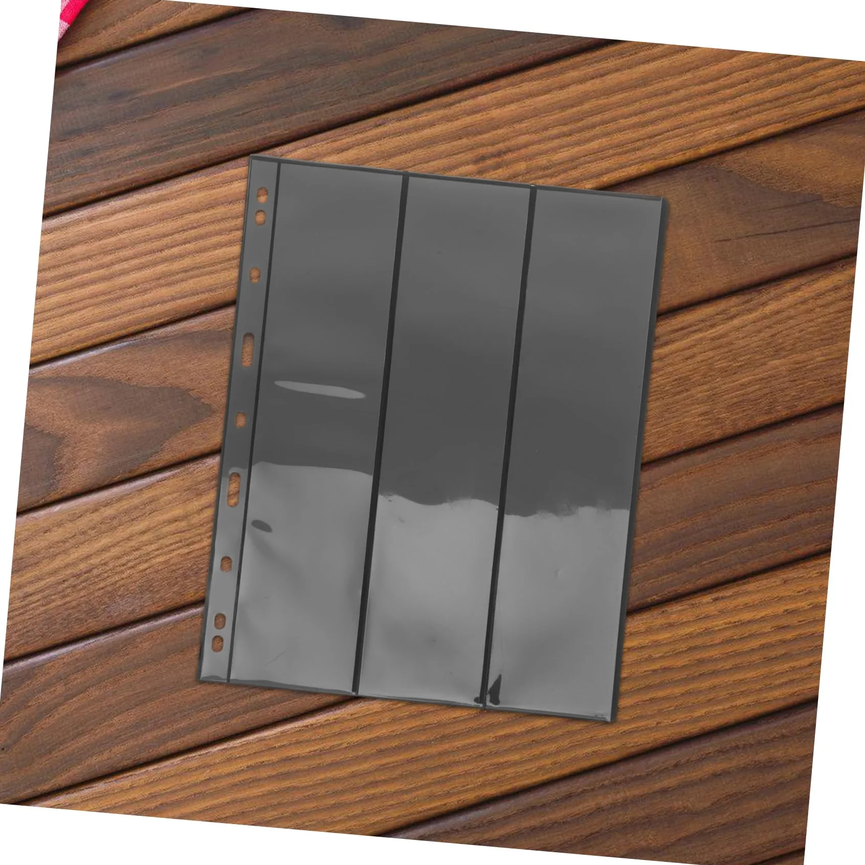 10 pezzi Pagine Album Doppia Faccia in PVC Nero per Collezionisti di Francobolli di Conservazione Leggeri e Facili da Usare per Raccoglitori da Pagine Extra per Ordinata