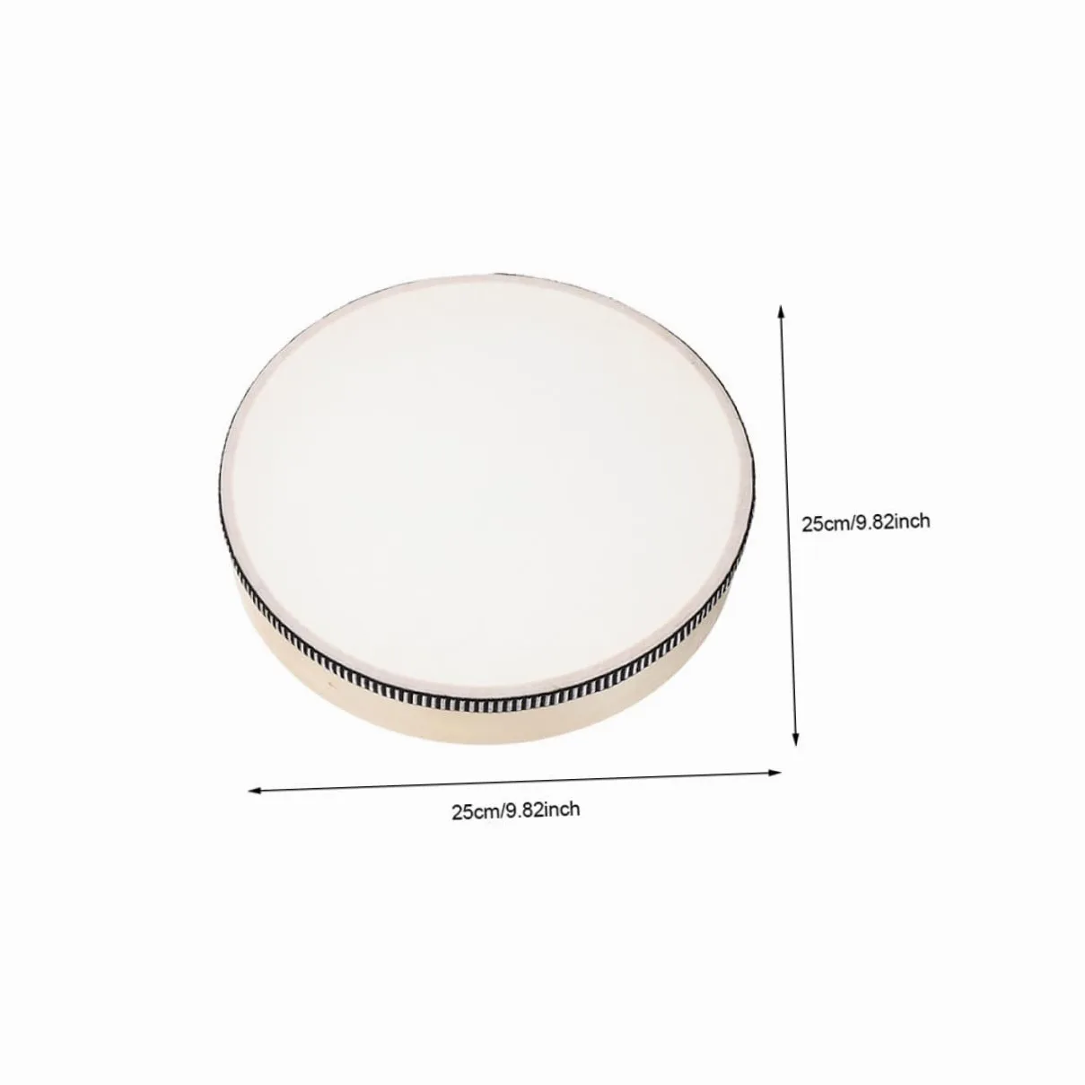 SUPVOX Tamburello Musicale in Legno 3 Pezzi Set Hand Drum Percussione Facile da Tenere Design Rotondo per Performance ed Educazione Ragazzo Ragazza e Adulti