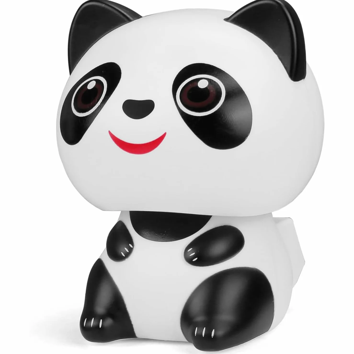 Figurina di Panda Che Annuisce ad Energia Solare, Ornamento per Cruscotto Auto 7,8 cm