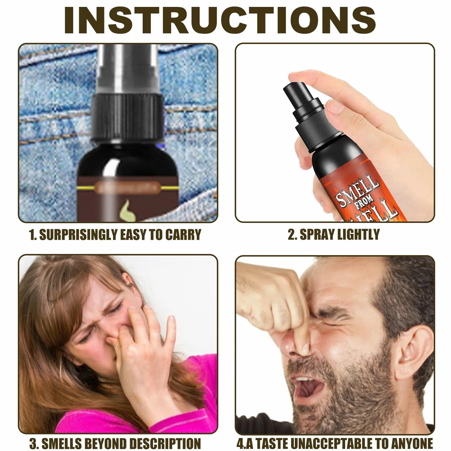 Spray Puzzolente Liquido,Spray Scoreggia Puzzolente,Spray Scherzo Fart,Spray per Scoregge Liquido,Liquido Puzzolente Pesce,Puzzolenti Scherzo Scoreggia,Fialette Puzzolenti 30ML