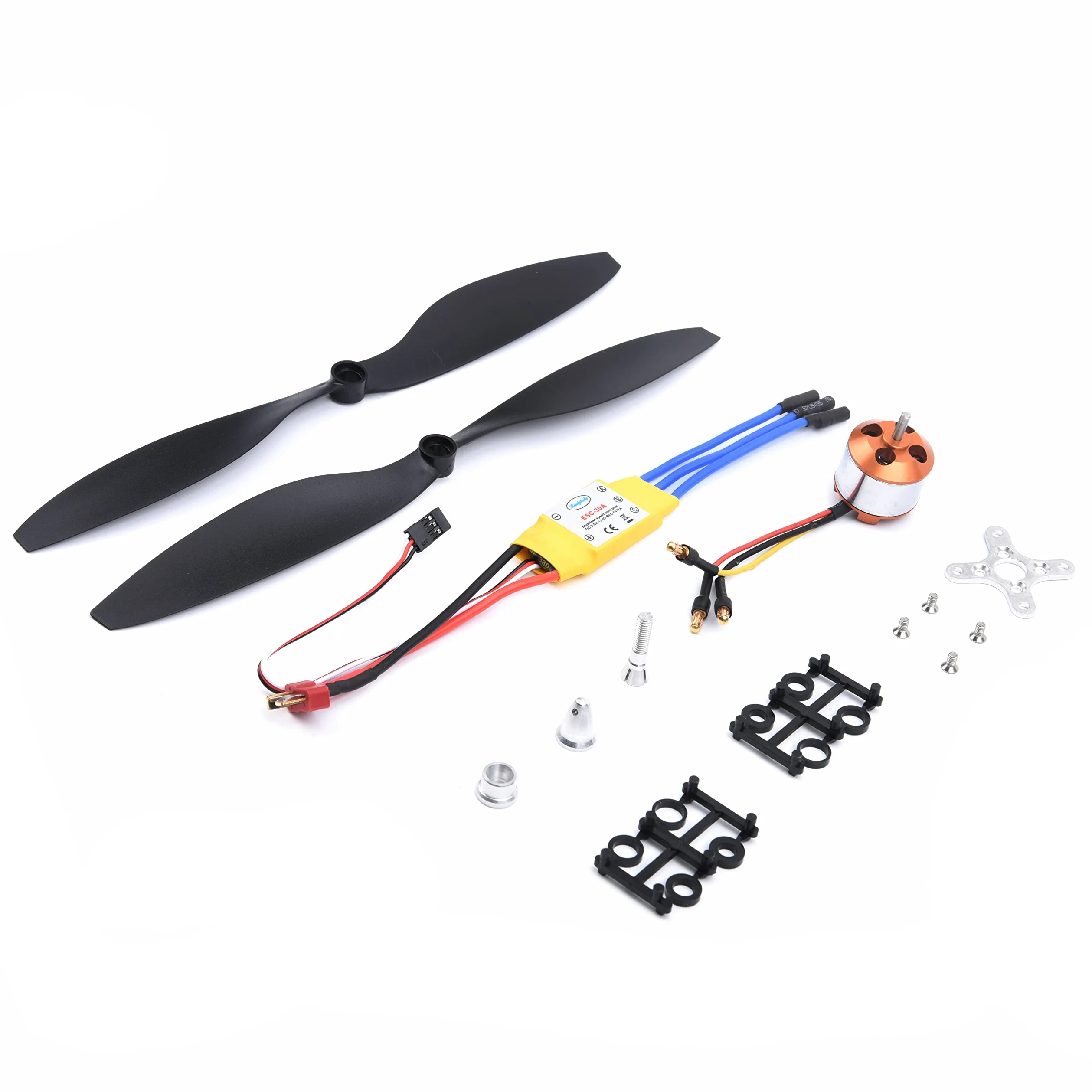 YoungRC A2212 1000KV Motore Brushless + 30A ESC Regolatore di Velocità Elettrico + 1045 Elica CW CCW Kit per RC Multicopter Quadcopter