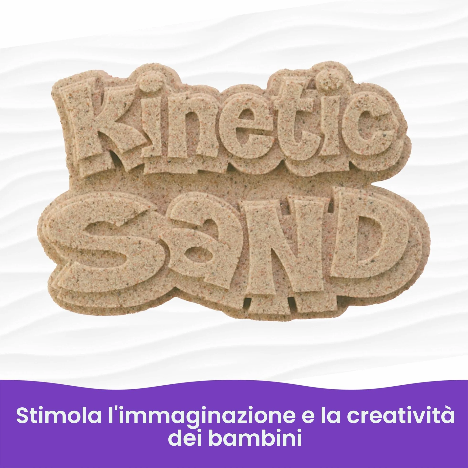 Kinetic Sand, 5 kg di Sabbia Naturale Marrone per Modellare e Creare, 3+ Anni