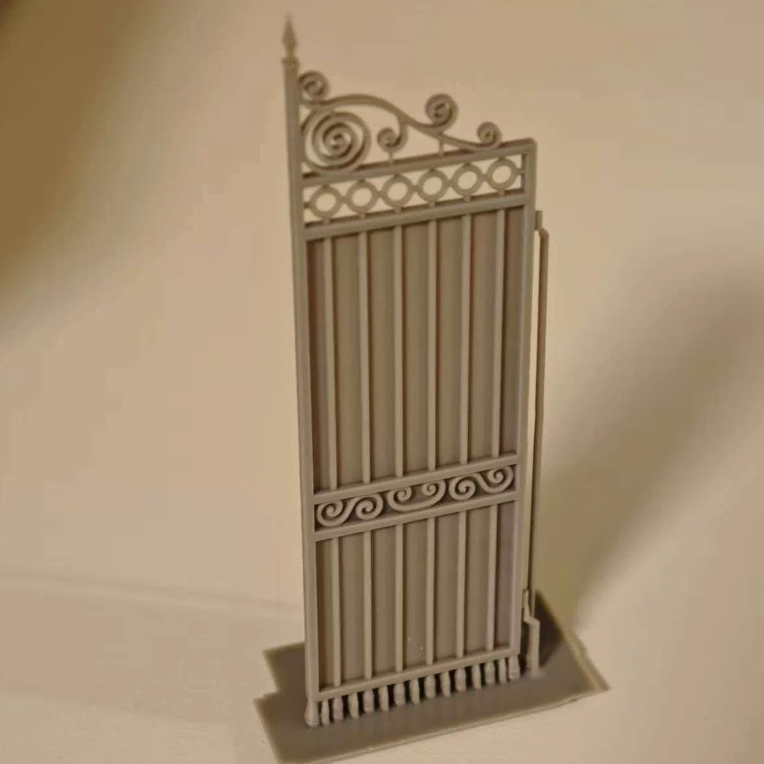 1/35 Modello Fai da Te di Cancello E Muro in Resina per Modelli Architettonici Accessori Fai da Te