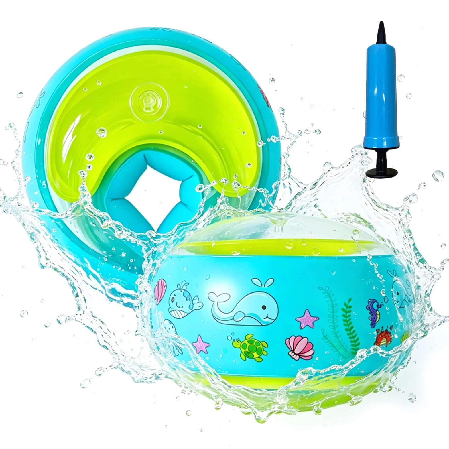 Braccioli Bambini,Swim Braccioli 3-6Anni,design elegante, modello di cartone animato per nuotare e allenarsi, Bracciolis per Adatti a bambiniss con Peso 11-30kg