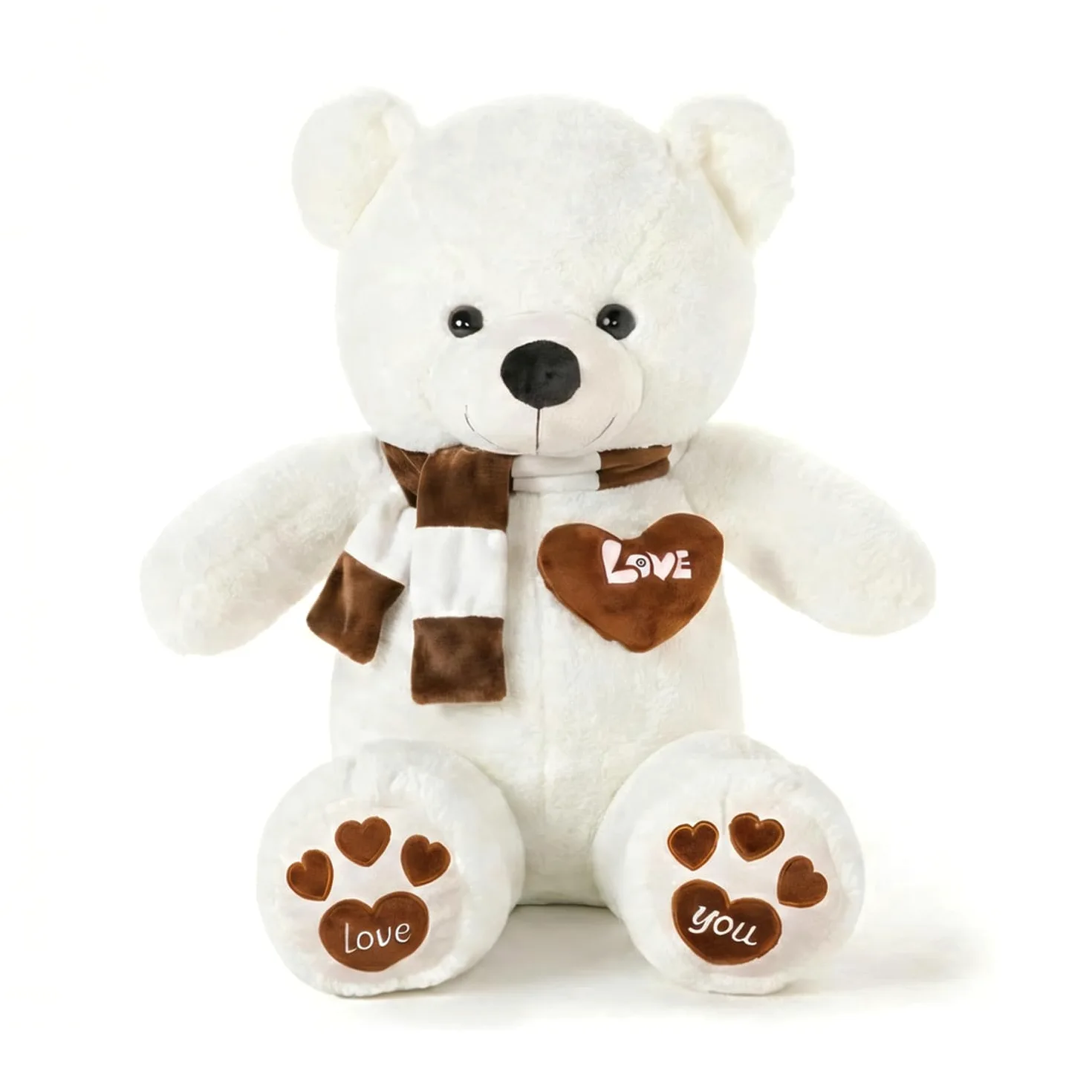 YunNasi Orso di Peluche Gigante Orsacchiotto Gigante | Morbido Peluche Giganti Bianco XL Bianca