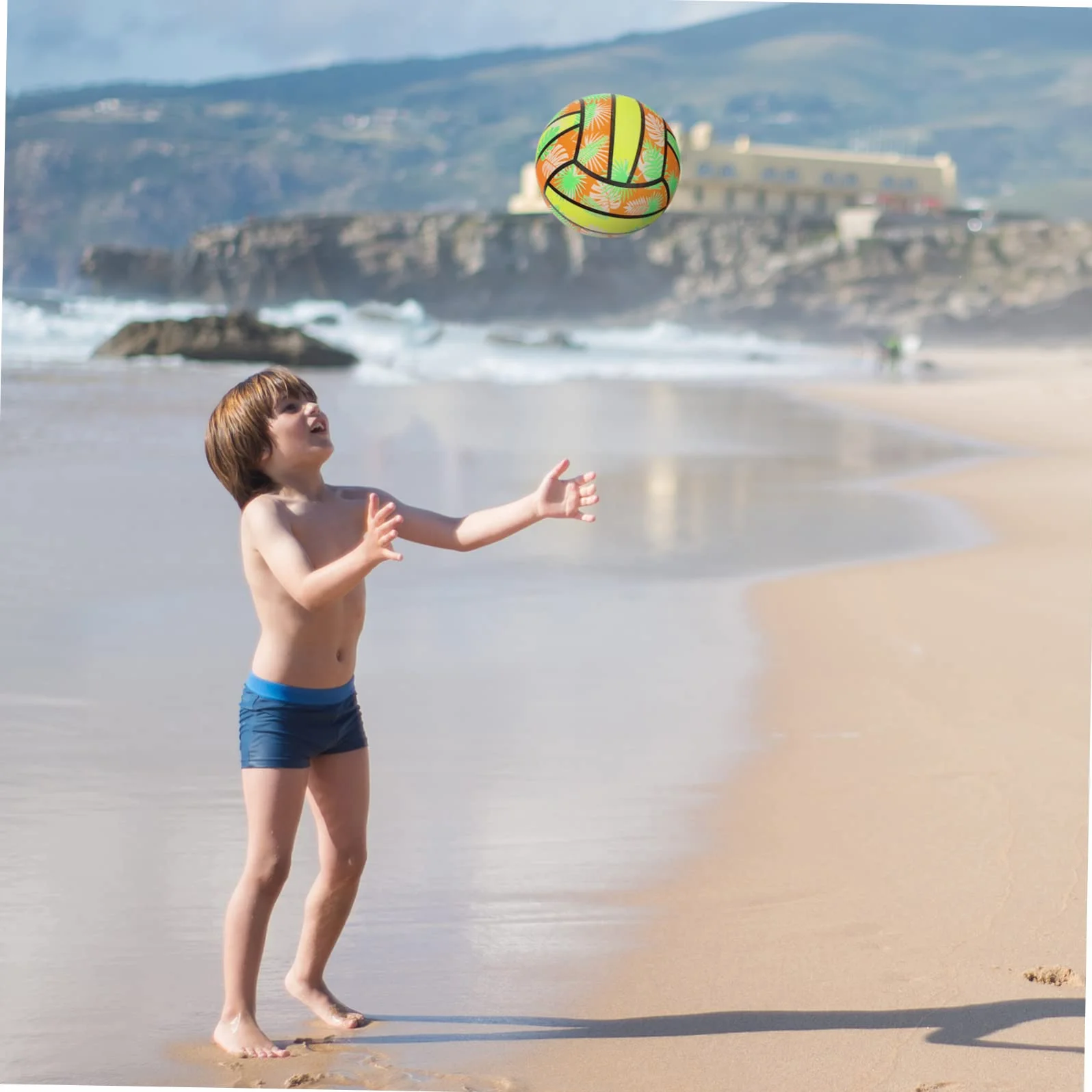 YARNOW 3 Pezzi Pallone Gonfiabile Pallavolo Spiaggia E Piscina 8.7 Pollici Giocattolo Estivo Leggero Portatile Accessori Per Feste E Attività All'Aperto