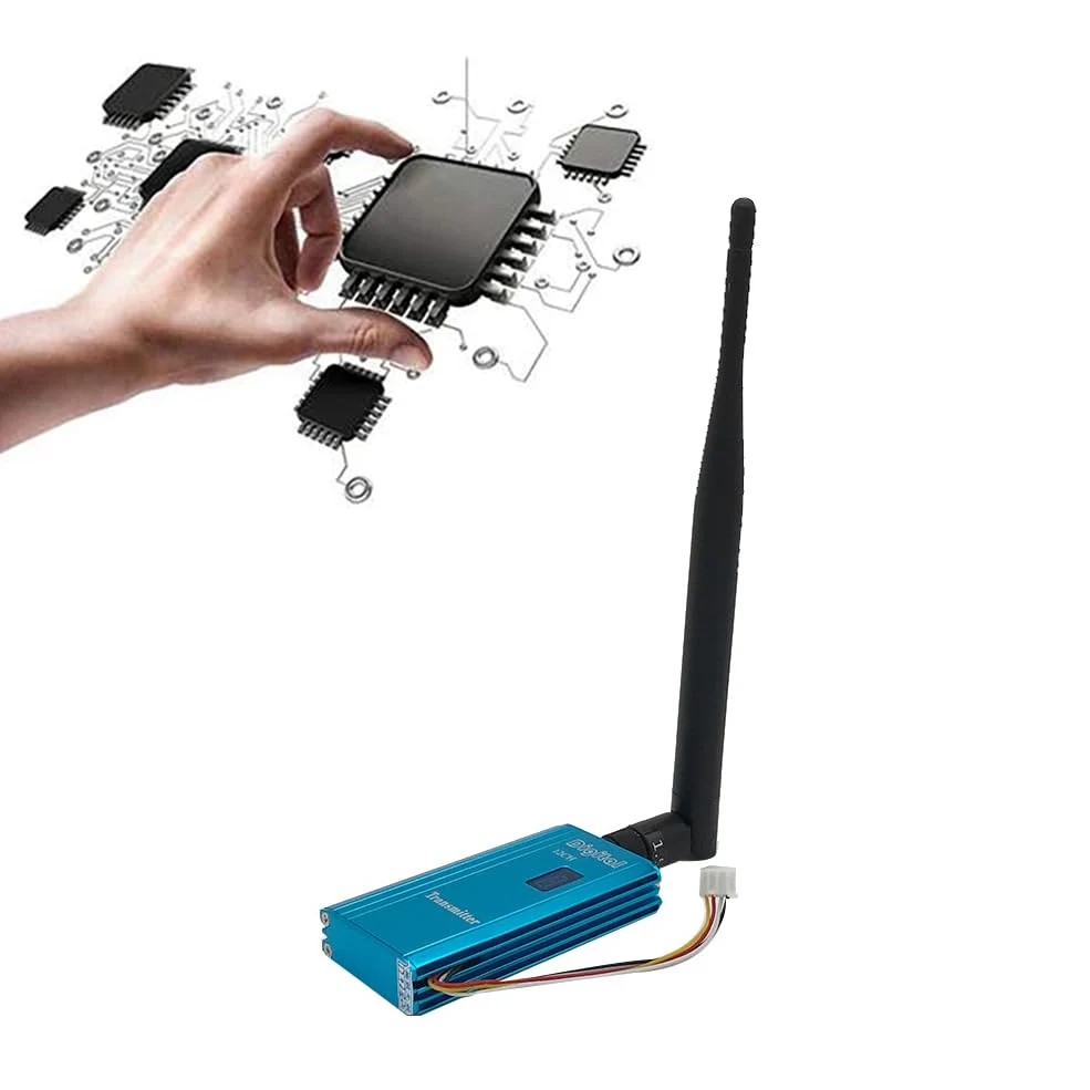 Trasmettitore Video FPV 1.5G 1500mW VTX 12CH 1.4G/1.5G/1.6G per Drone FPV A Lungo Raggio