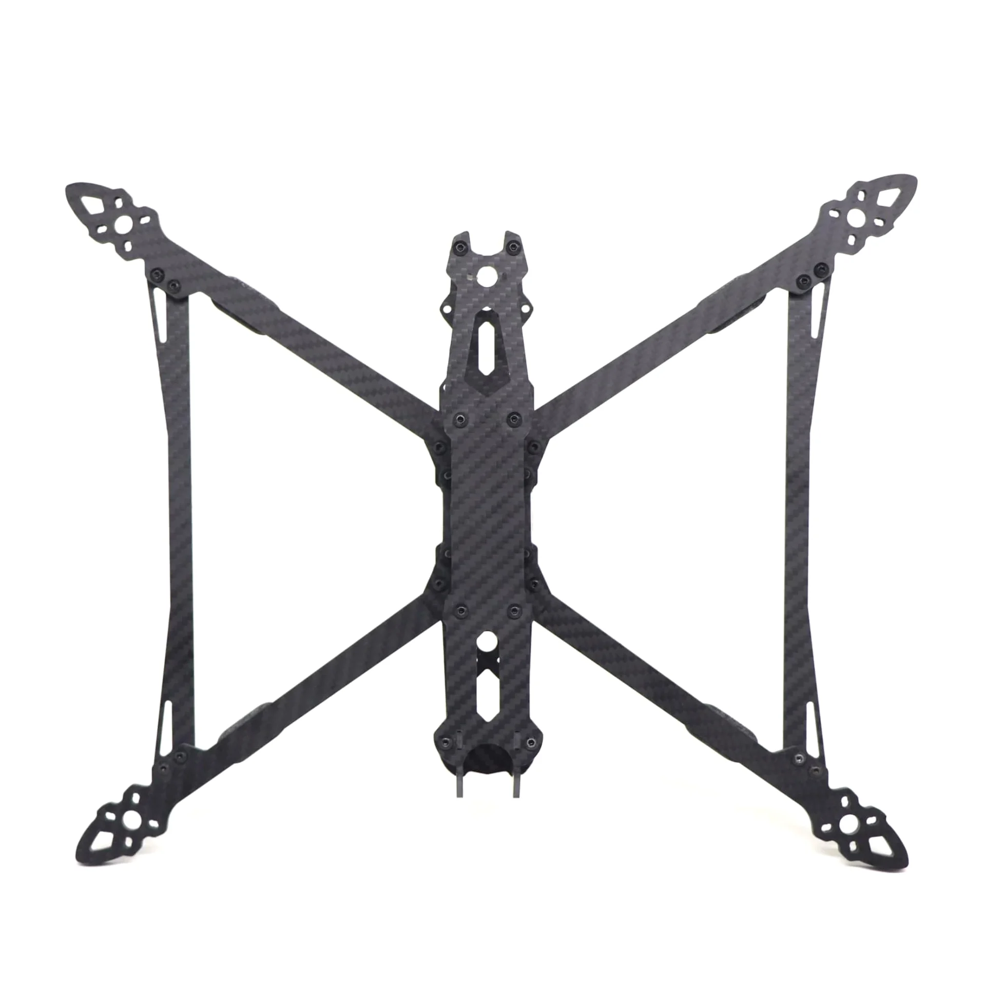 Kit telaio drone, Mark4 V2 fibra di carbonio 7/8/9/10 pollici | Telaio freestyle quadricottero tipo X, passo 295/367/387/427mm, interasse foro camera 19mm(Mark4 V2 10Inch427mm)