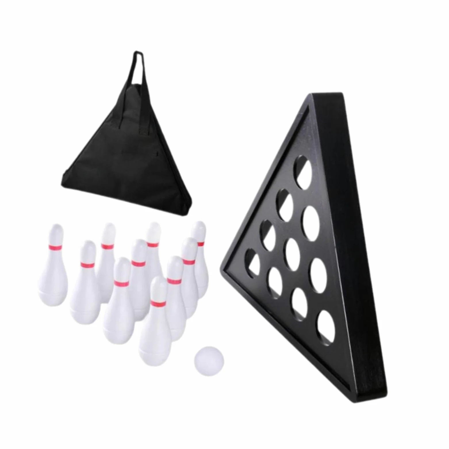 Set di 10 birilli da bowling per shuffleboard, realizzati | mini birilli per shuffleboard, divertimento ovunque, gioco da tavolo per bambini, giocattolo