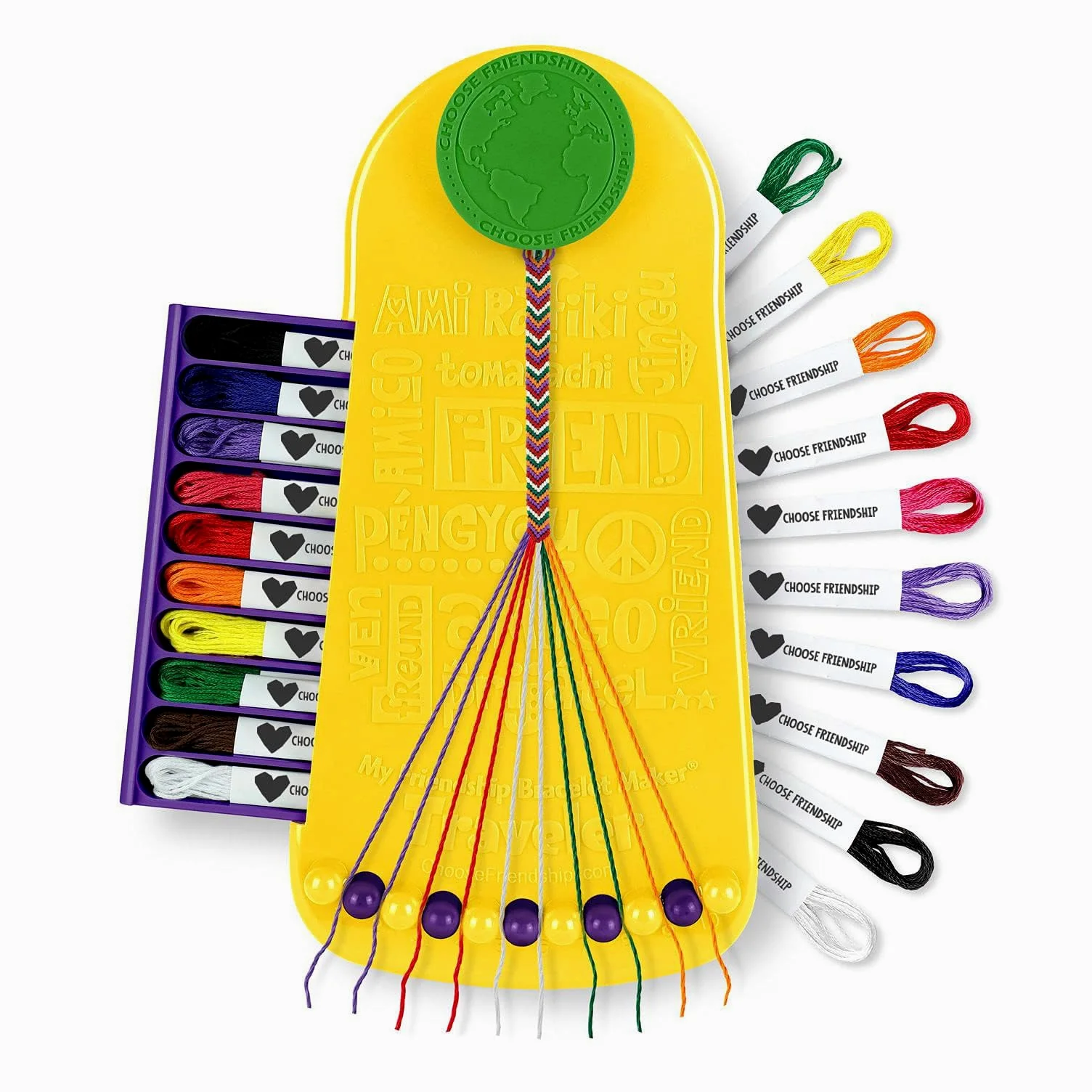 My Friendship Bracelet, kit portatile per braccialetto dell'amicizia