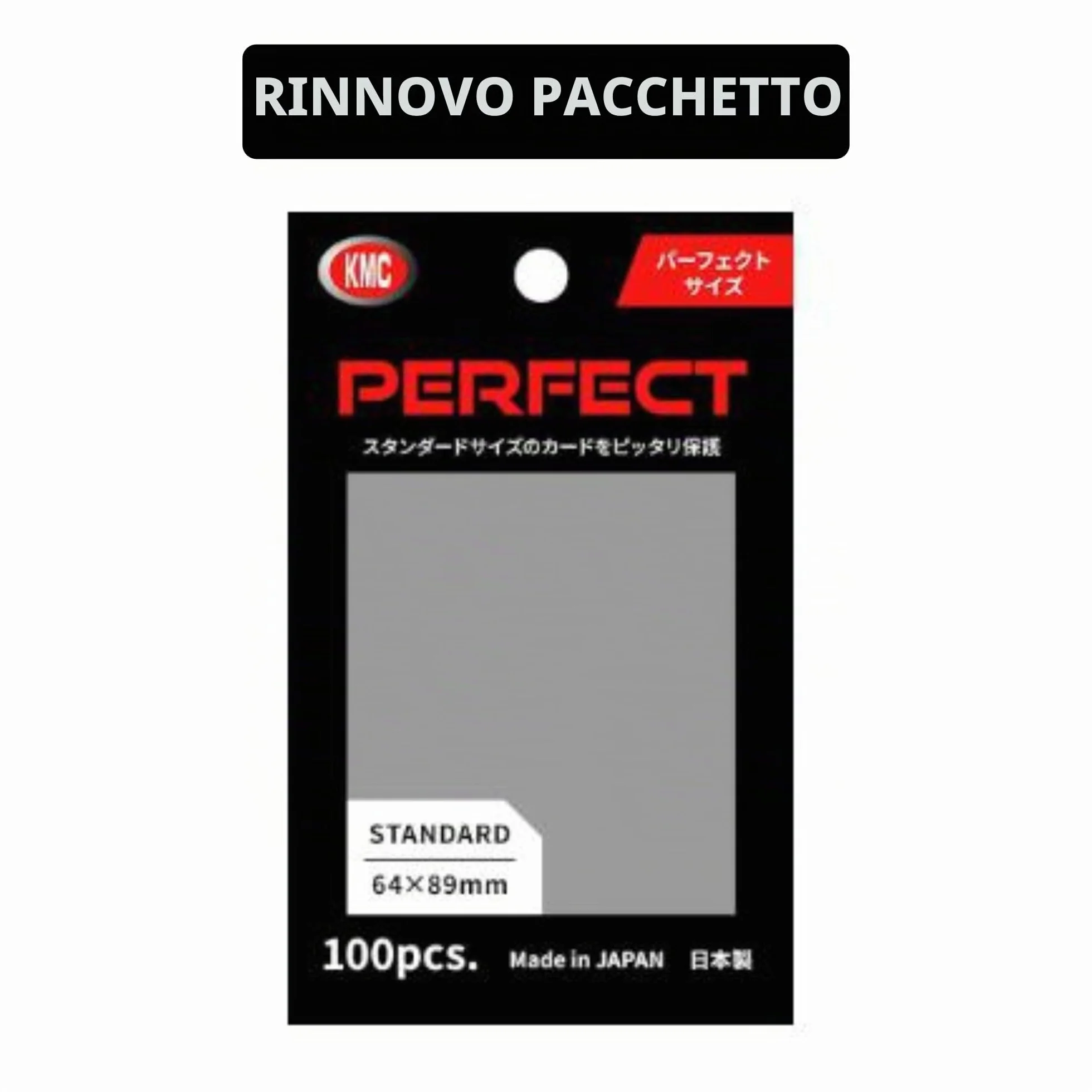 KMC 100 - Bustine protettive per carte, confezione da 2 pacchi, misura perfetta, morbide