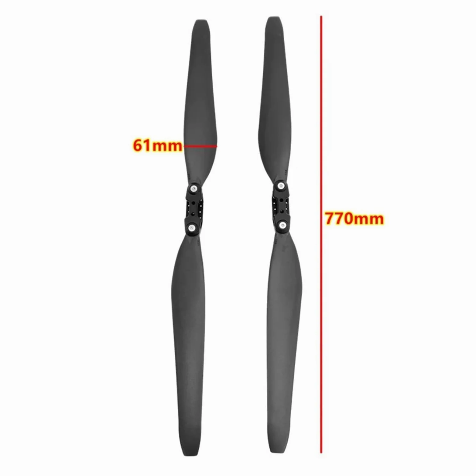 Elica pieghevole 30112 CW CCW per drone | Set di eliche drone in nylon da 30 pollici con pale CW e CCW per sostituzione e manutenzione(NO.4 Detail list)