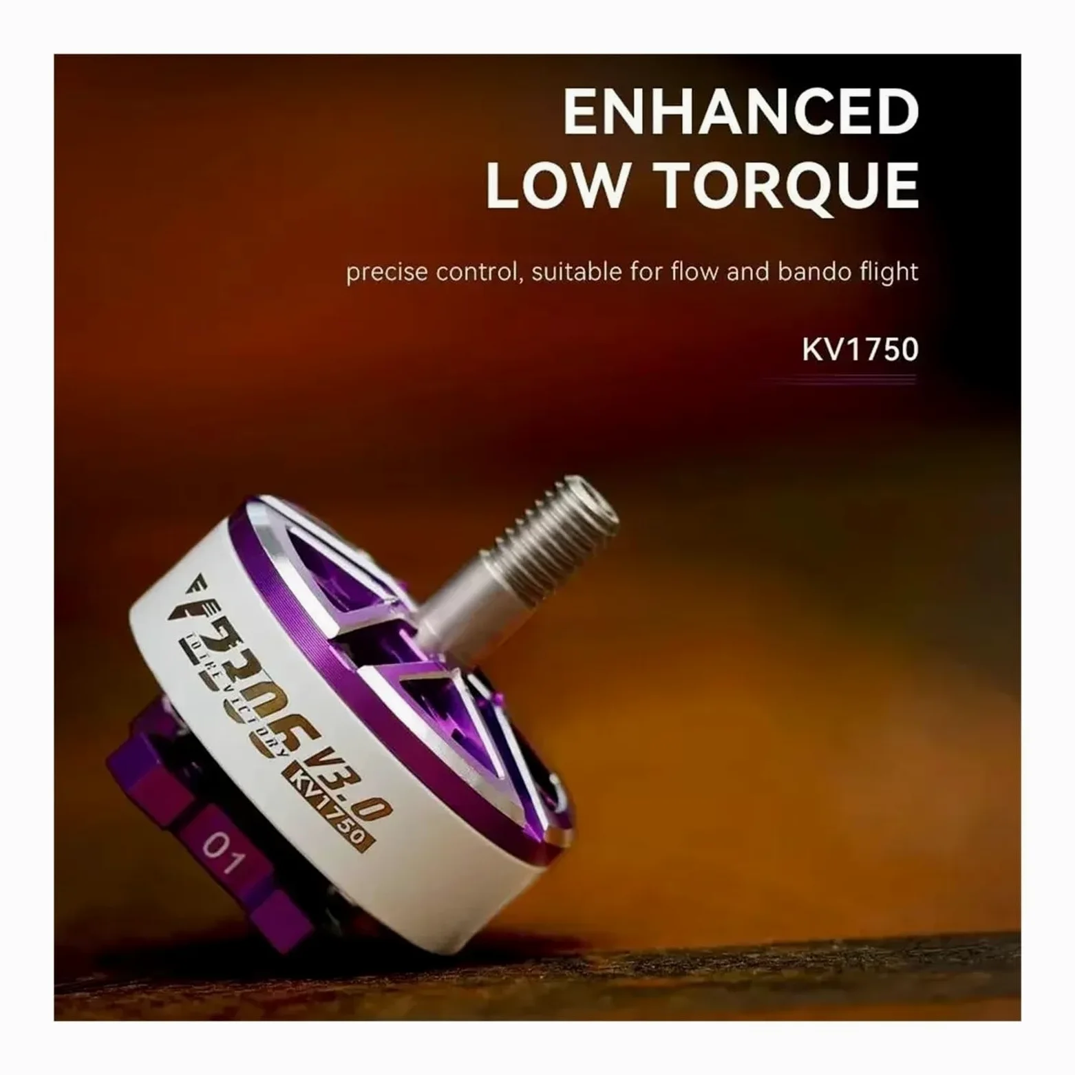 Motore Brushless V2306 V3 30000 RPM per Drone FPV Racing Freestyle | Potenza 30000 RPM, metallo resistente, dissipazione 105°C, compatibile 2306, per piloti 14+(4pcs V2306 V3 KV1500)