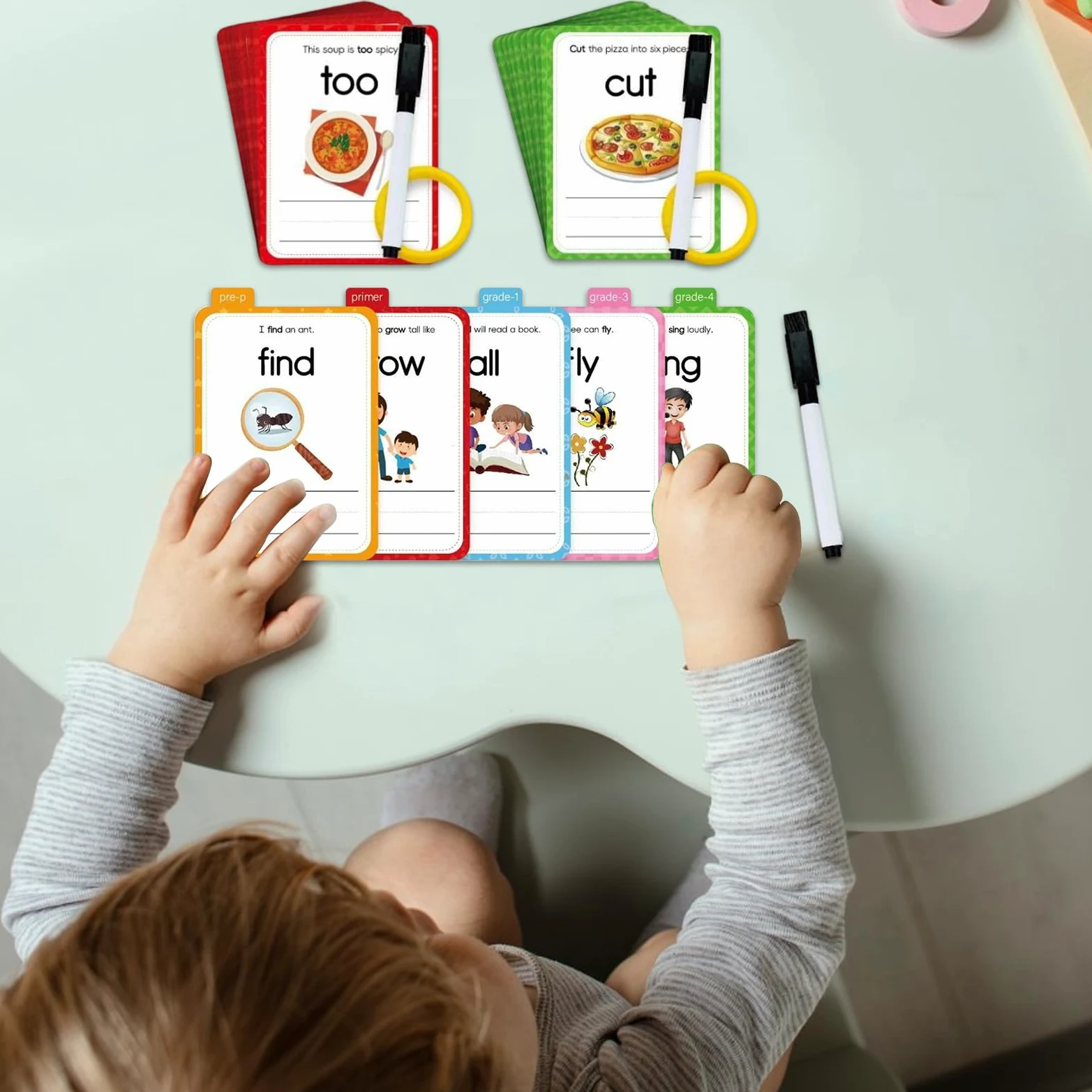 Flashcard Parole Sight Giochi Di Lettura Portatili | Flashcard Vocabolario Per Bambini Ragazze Insegnanti Istruzione Domestica Attività In Classe Apprendimento