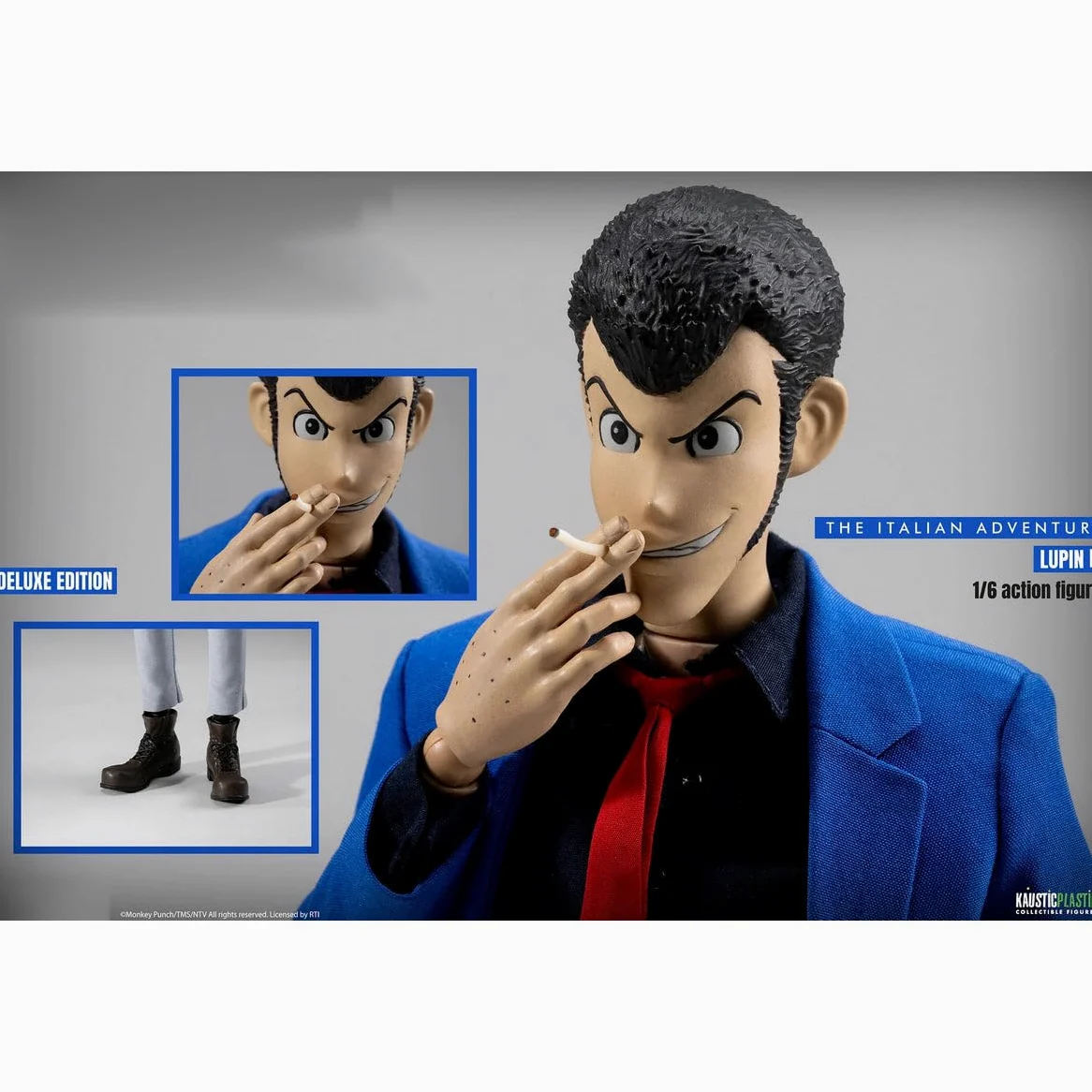 HiPlay Infinite 1/6 Lupin III L’Avventura Italiana: Lupin Sansei Edizione Deluxe Figure d'Azione Personaggi Anime