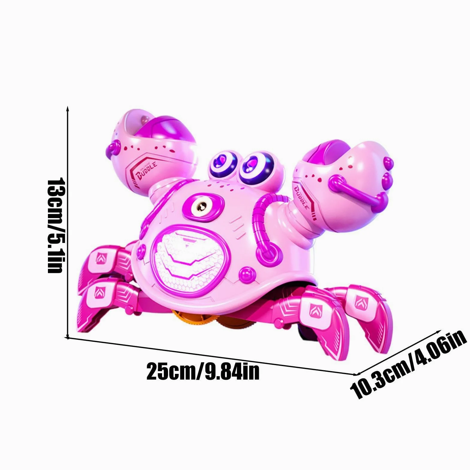 Giocattolo Strisciante Con Telecomando Interattivo Elettrico Ricaricabile | Simpatico Generatore di Bolle per Bambini per Regalo Compleanno Festa Bambini Bambine Famiglia Casa Scuola
