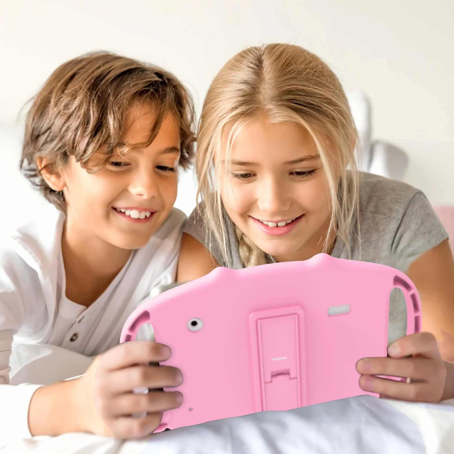 Tablet per Bambini 7 Pollici Android Tablet Bambini con WiFi Quad Core 2GB 32GB Controlli parentali Applicazioni Educative 3 a 12 anni Ragazza