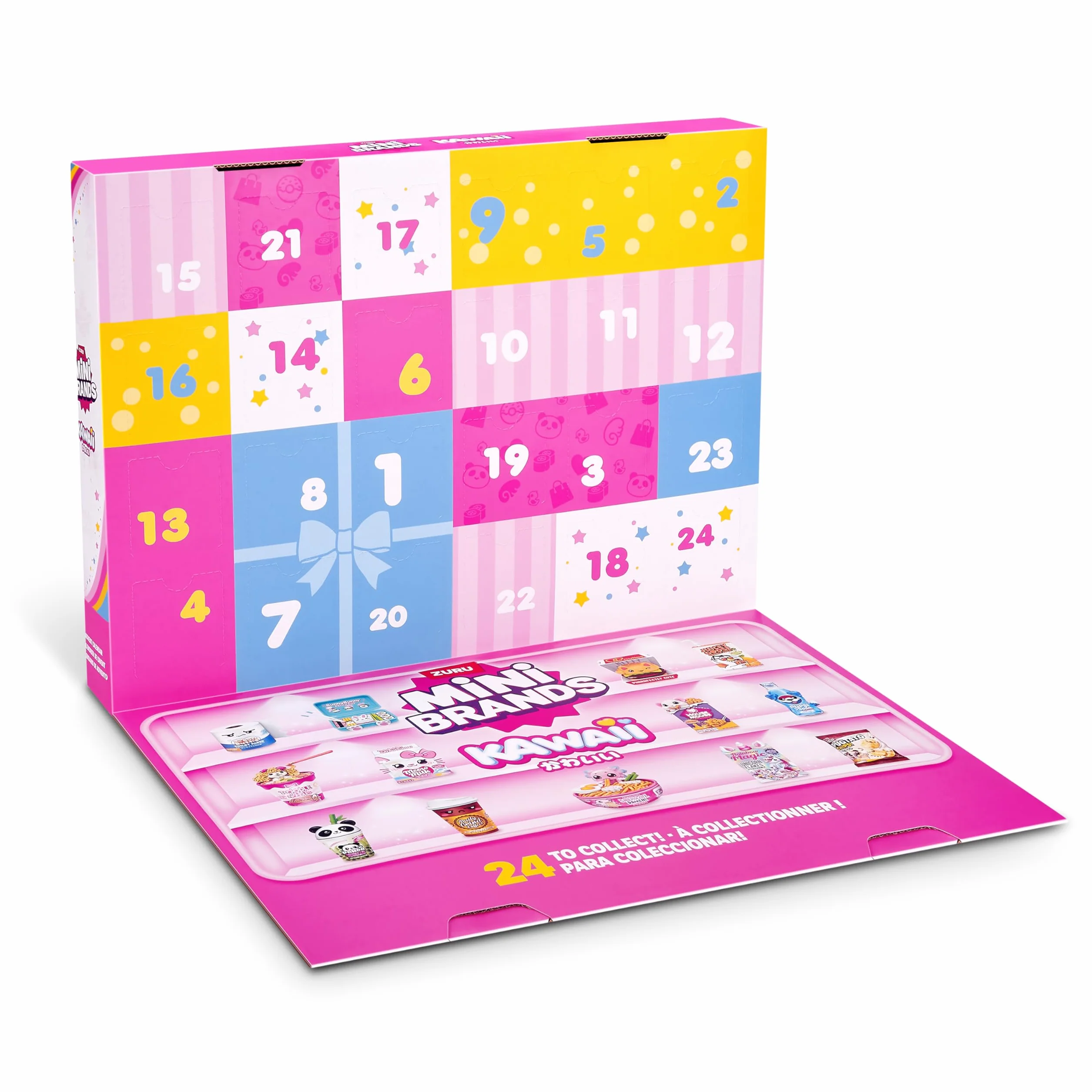 Mini Brands Kawaii Calendario dell'Avvento di ZURU, giocattoli Seaonal da collezione per ragazze