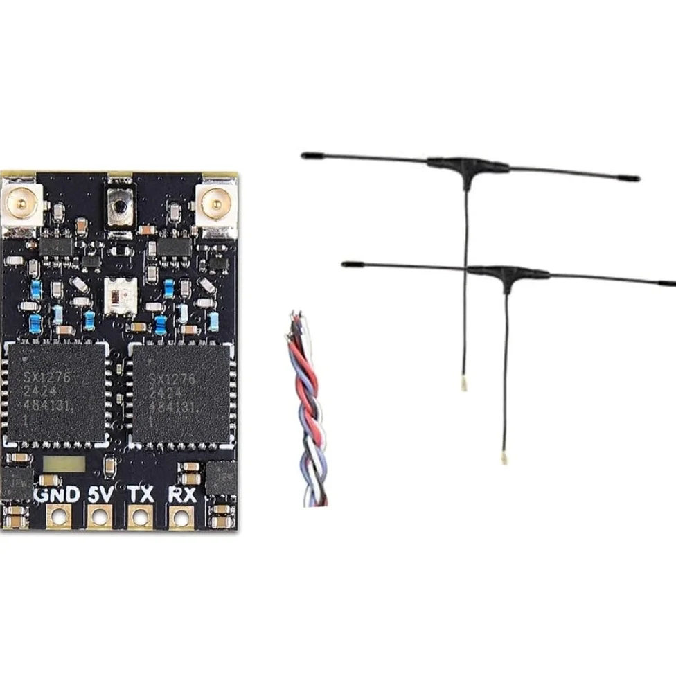 RP9-RX ELRS 915MHZ Diversity Ricevitore MHF 1 U.FL Protocollo ricevitore CRSF 5V Adatto for parti RC FPV Drone a lungo raggio