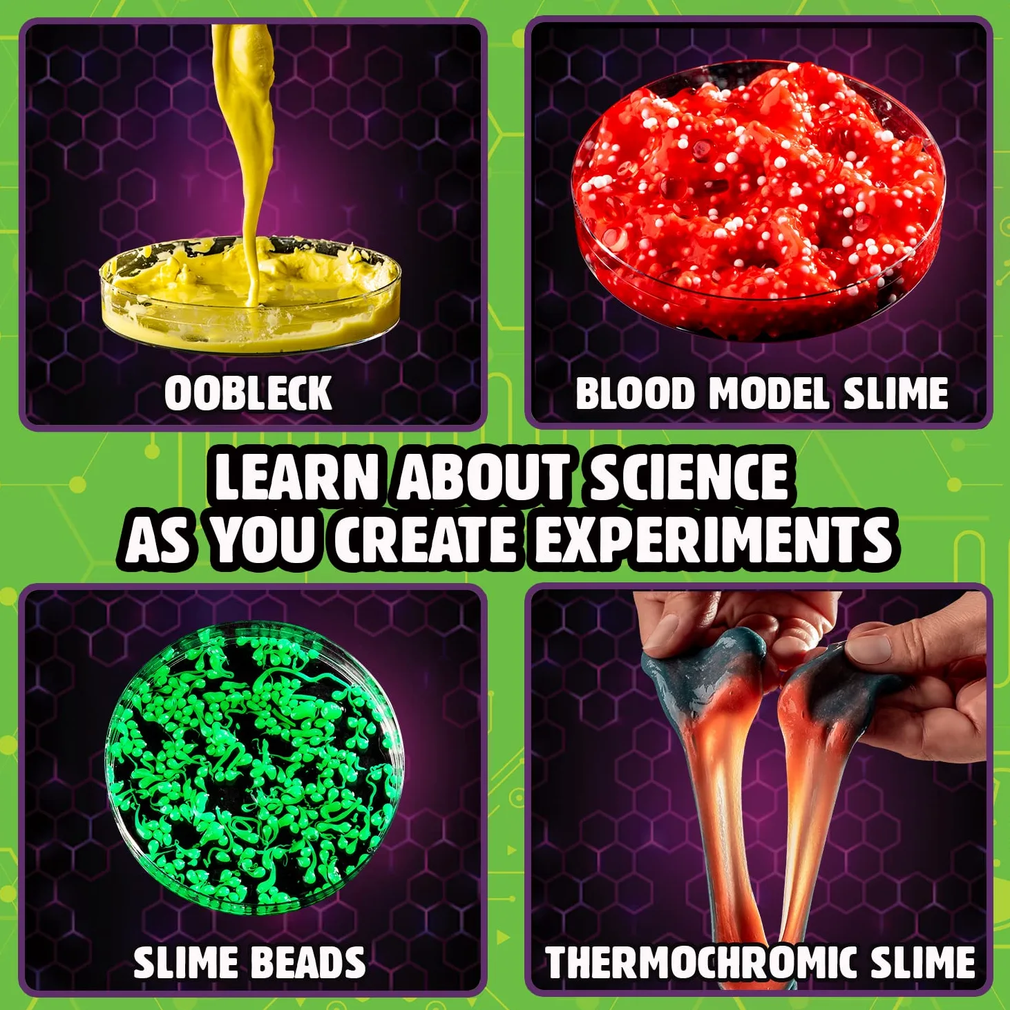 Original Stationery Scienza di Slime Kit, Set per Creare Slime Completo, Esperimenti Scientifici per Bambini Divertenti come Oobleck, Laboratorio di Slime, Regalo Compleanno