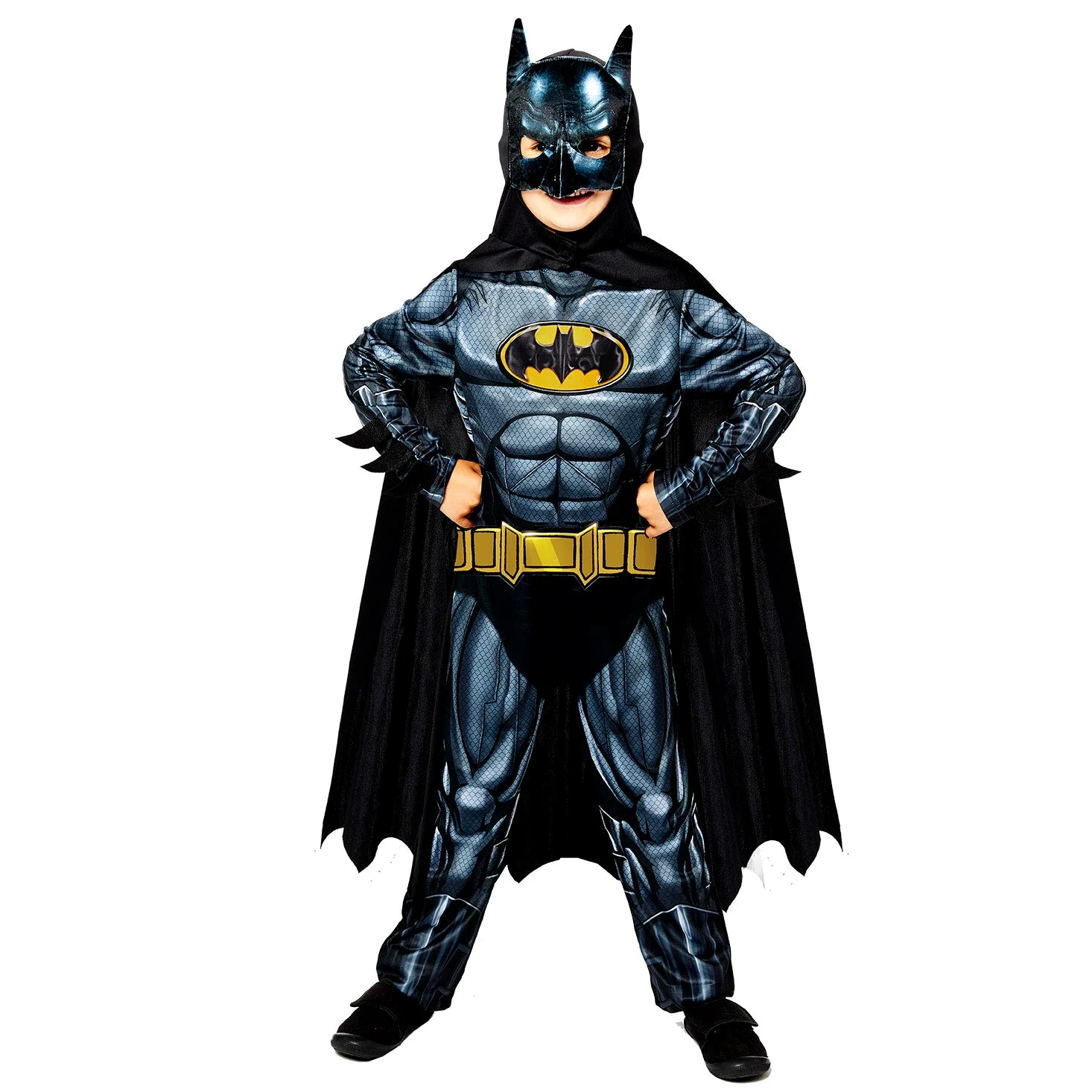 amscan Costume Ufficiale Warner Bros Batman 2-12 Anni Sostenibile