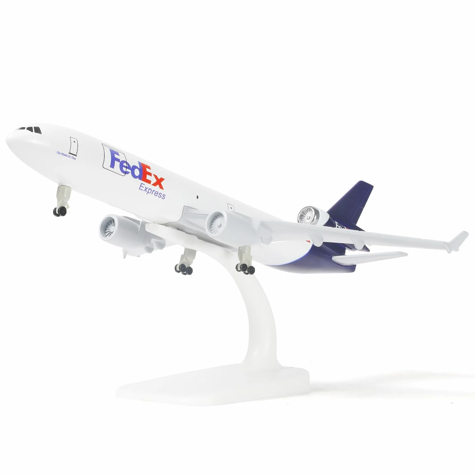 Modellino di aereo in metallo pressofuso FedEx MD-11 - 21,1 cm cargo per adulti e collezioni