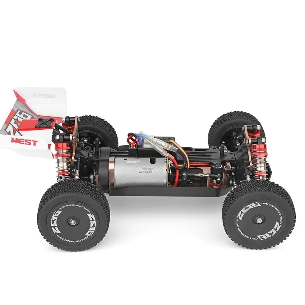 Goolsky XKS 144001 - Automobile telecomandata 60 km/h ad alta velocità 1/14 2,4 GHz Buggy 4WD RC Auto da Corsa All Terreno a Deriva RTR (Verde)