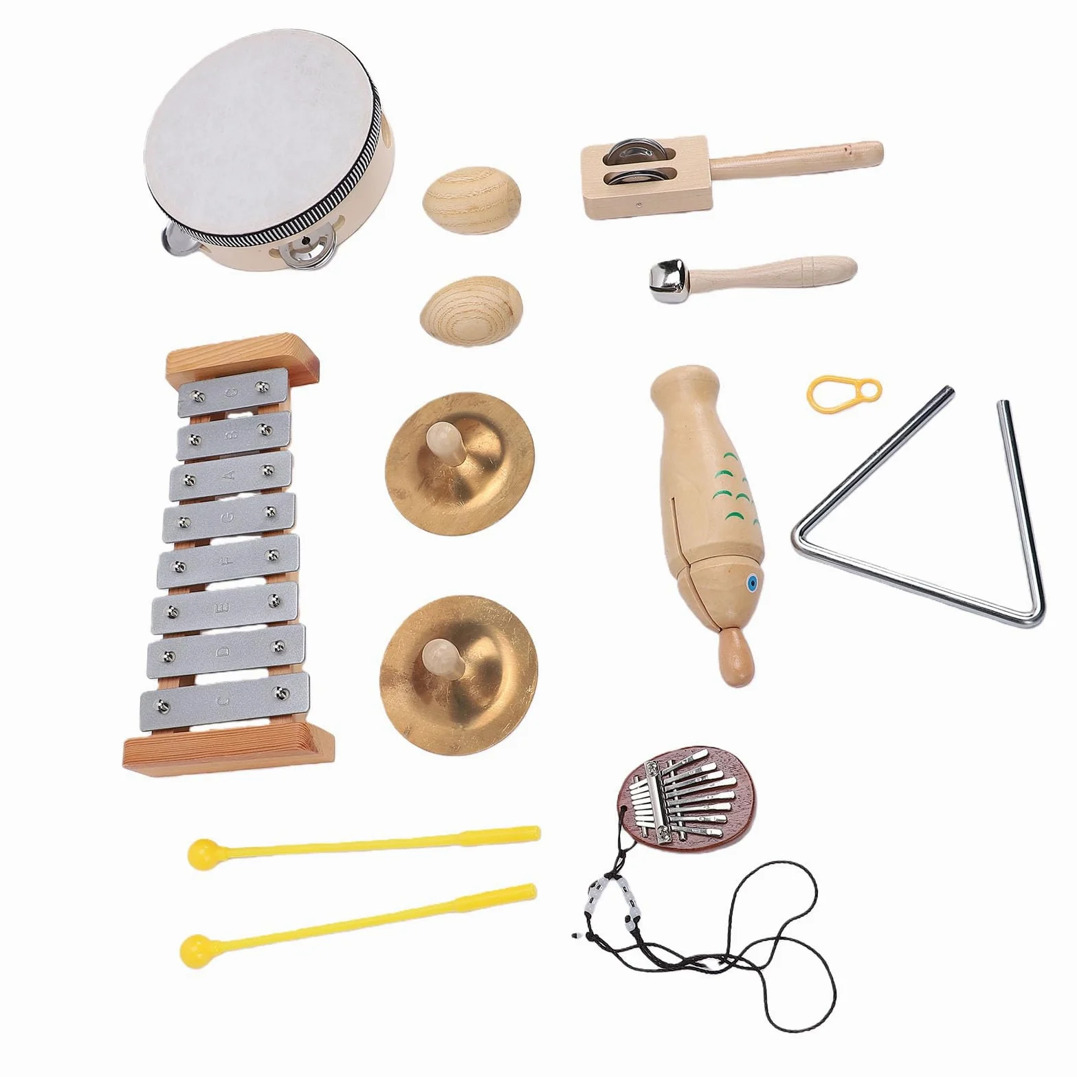 Topiky Kit di Percussioni per Bambini Set di Giocattoli Musicali per L'educazione Musicale Antica e il Tempo per Creare Legami