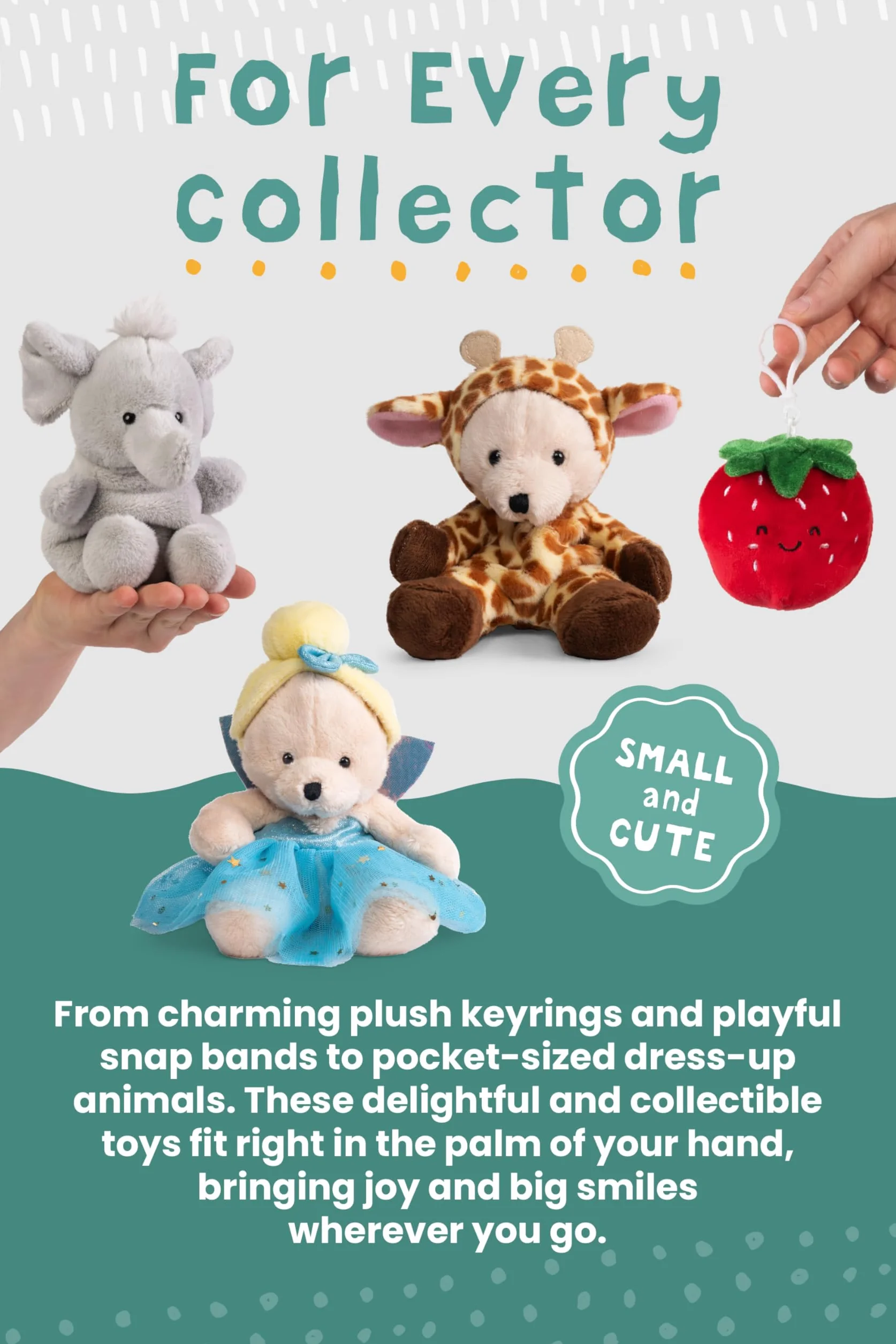 Living Nature LITTLE Play Unicorno Bianco Peluche – Giocattolo Fantasia per Bambini e Adulti, Giocattolo Morbido e Coccoloso