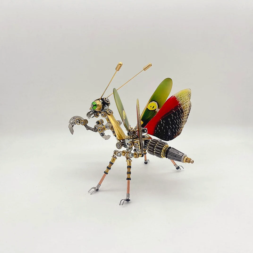 Puzzle in metallo 3D, 300 pezzi, 3D Steampunk, modello di adoratrice meccanica 3D, giocattolo di montaggio per bambini adulti