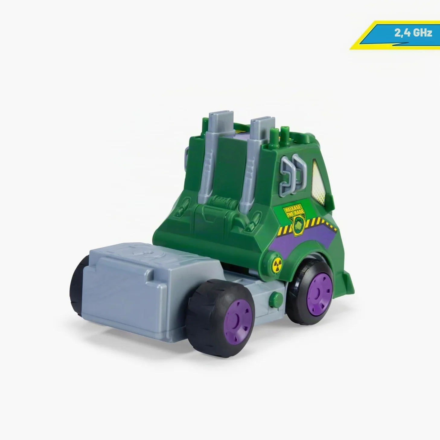 Dickie Toys - Radio Control Hulk Smash-Up, in scala 1:24, Veicolo telecomandato con Trasformazione da camion a Hulk, +5 anni, 203224000