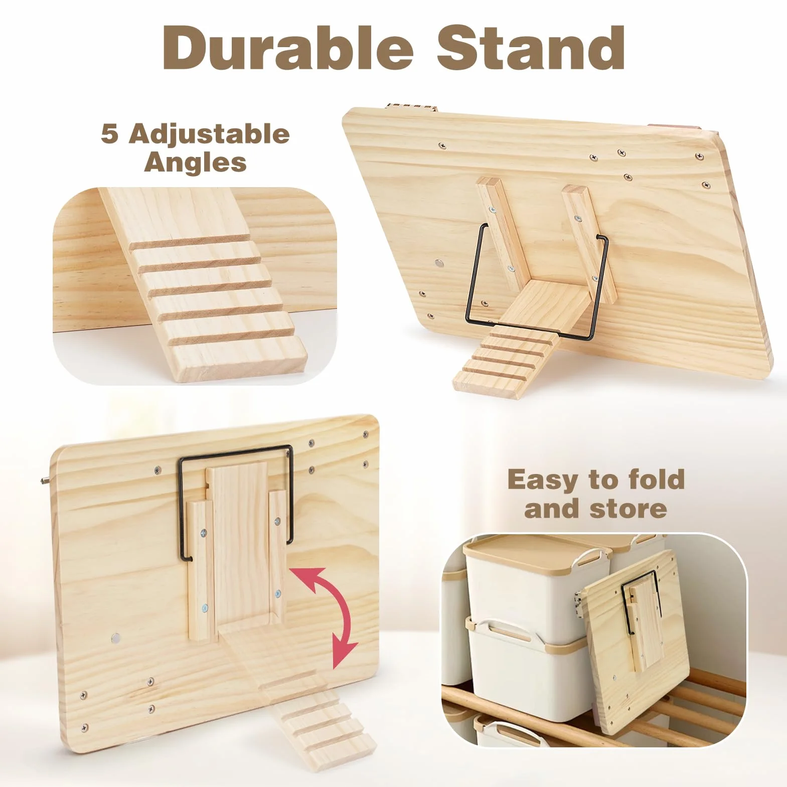 Joyreal Grande Busy Board - Pannello Sensoriale Bambini Montessori Legno Tavola Sensoriale Giochi Montessori con Carillon Specchio Neonati Giochi Educativi Regalo