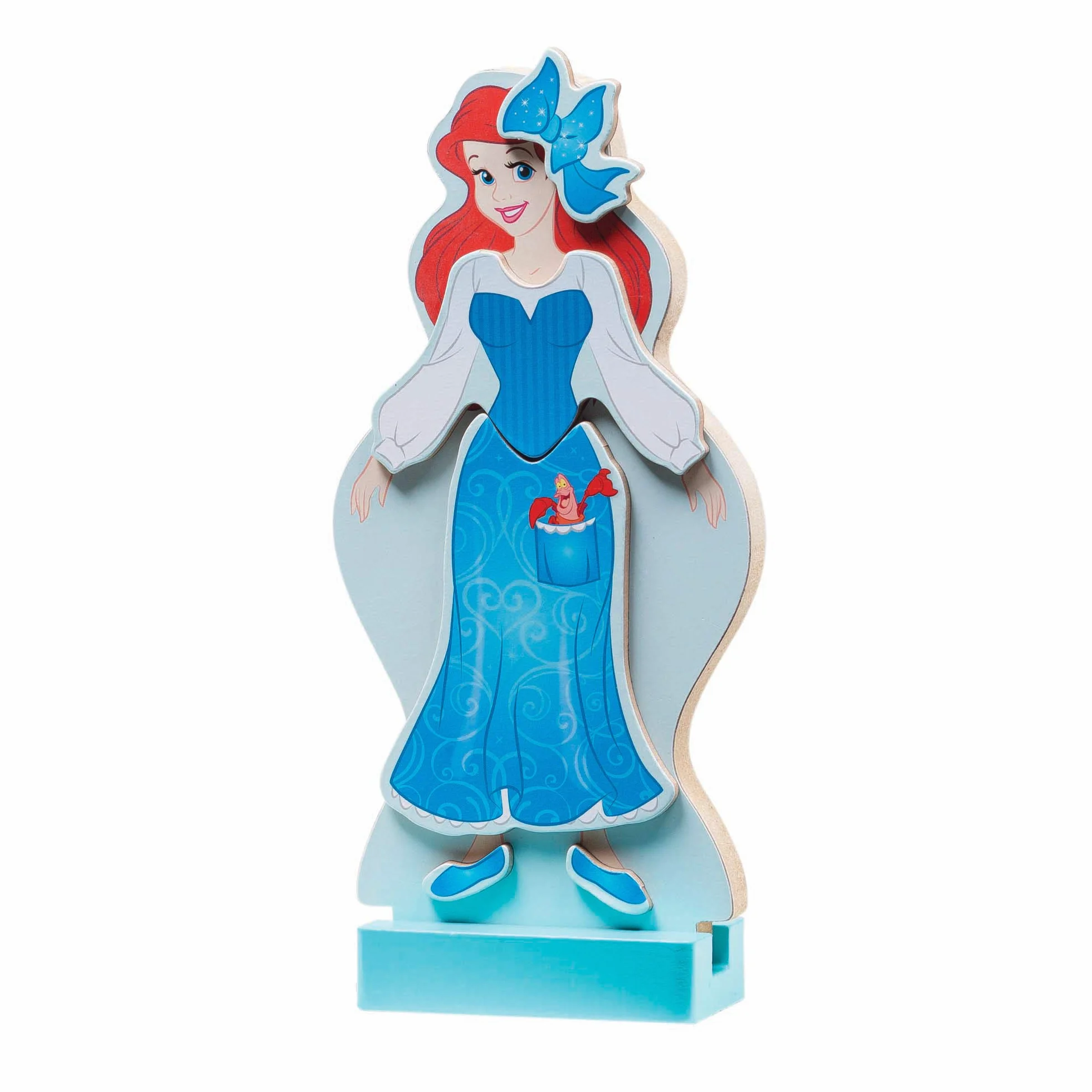 Ariel Wooden Magnetic Dress-Up Play Set