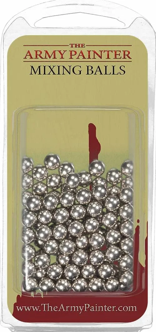 The Army Painter Mixing Balls, 100pz Palline di Agitazione dell'Inchiostro Inossidabile Inossidabile, Palline Agitatrici di 5,5 mm Ideali come Bottiglie di Pittura Acrilica Miniature