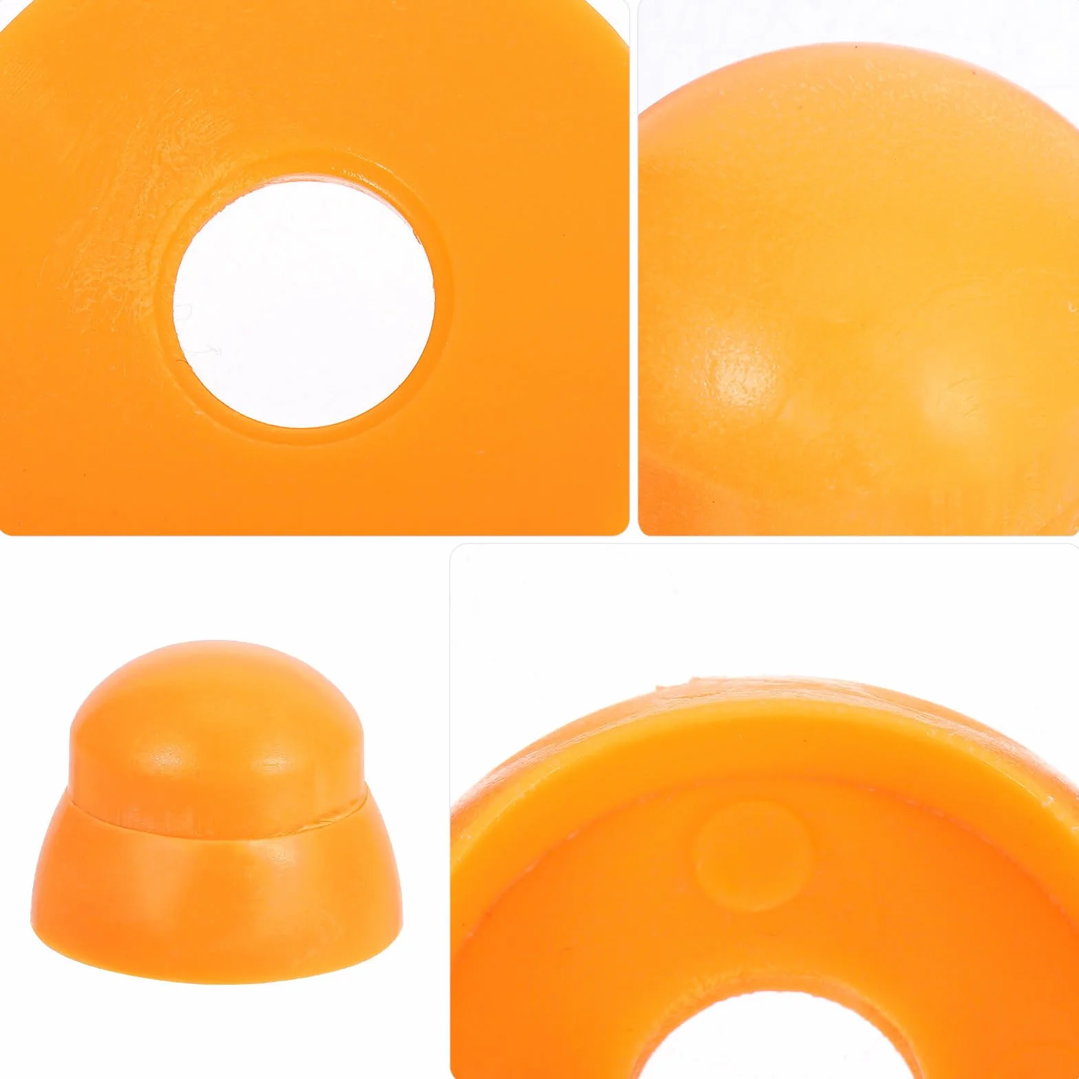 UPKOCH Tappi di Sicurezza per Bulloni Parco Giochi, Copridadi in Plastica Arancione, Set da 10 Pezzi, Protezione Attrezzature Bambini per Scivoli e Altalene All'aperto