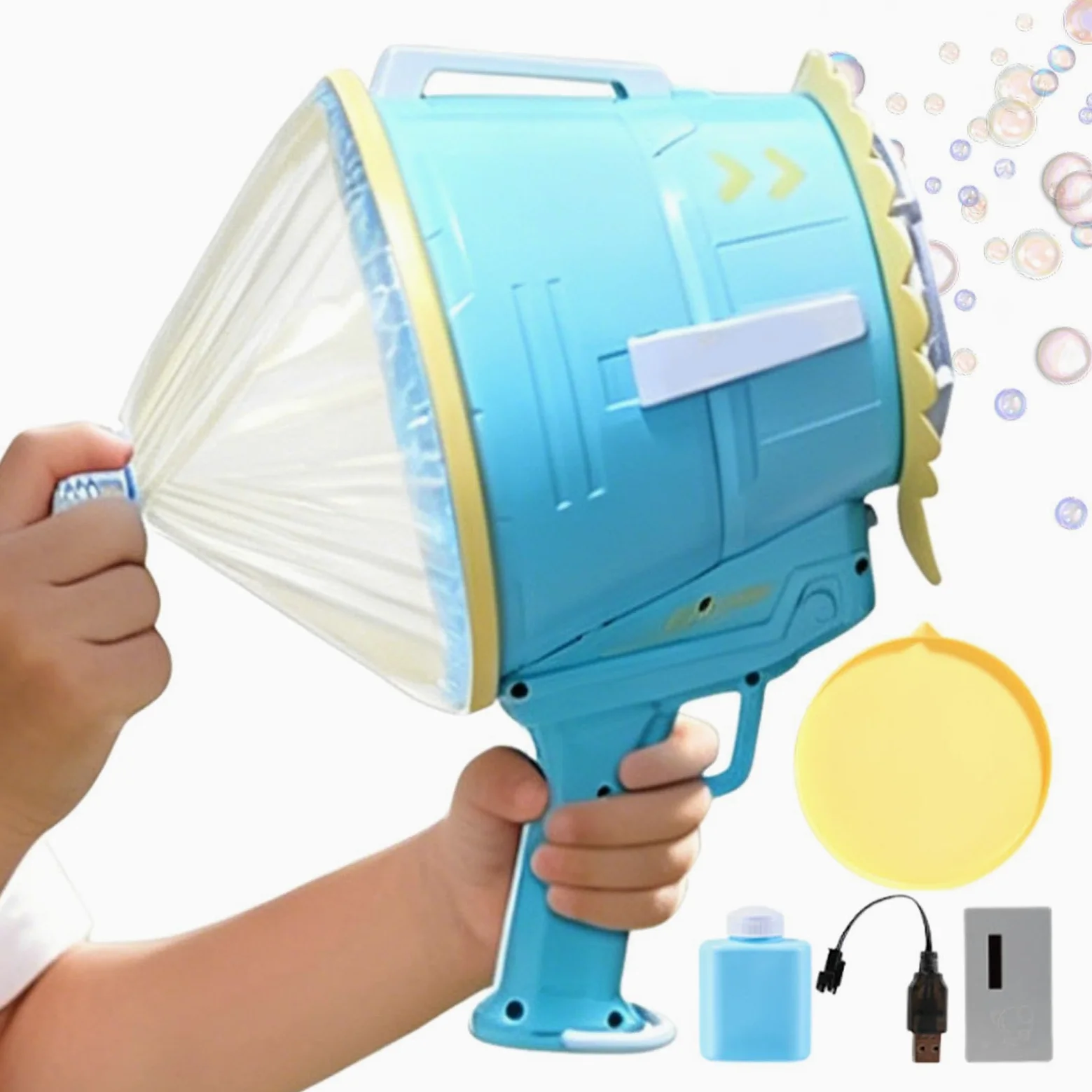 Macchina Bolle Giocattolo da Giardino Portatile | Bolle Portatile Per Bambini E Bambine Feste Di Compleanno E Vacanze Giardino Spiaggia Estivi Picnic Area Giochi