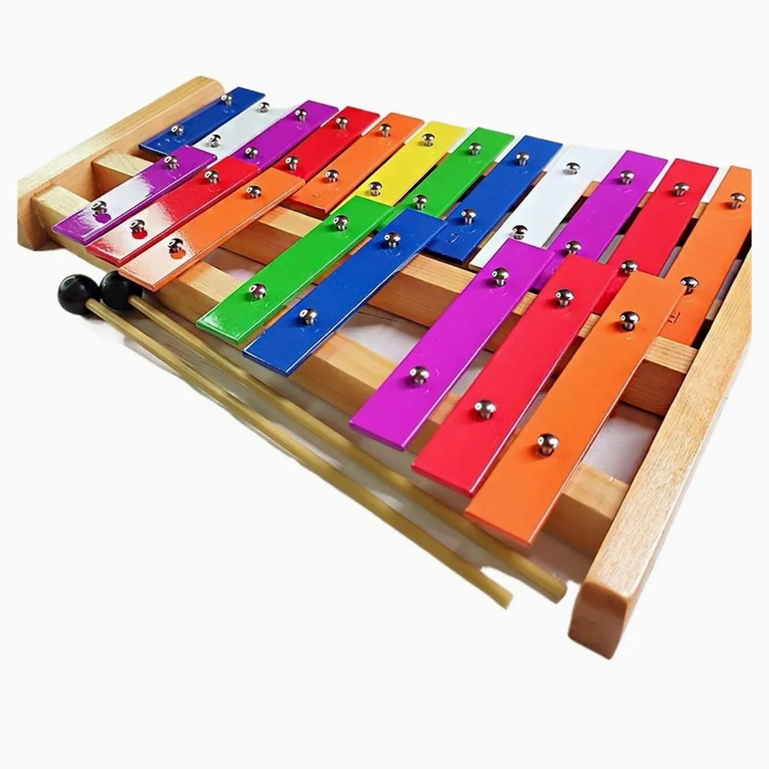 Xylophone, 20 Tones | Strumento con base in legno e pezzi in alluminio