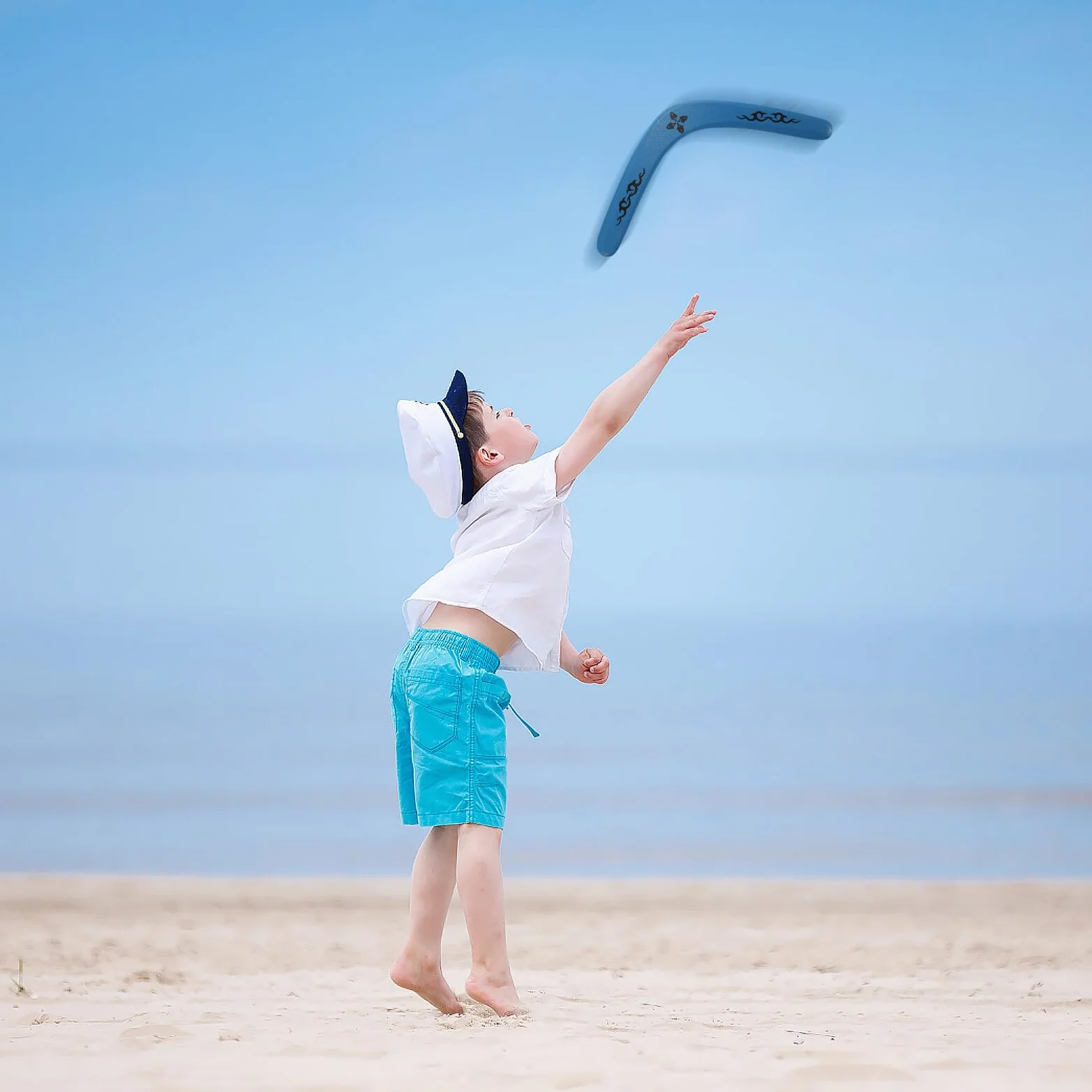 Anneome Boomerang in Legno Professionale a Forma di V, Giocattolo Creativo da Esterno per Bambini e Adulti, Resistenza Elevata per Giochi All'aperto in Parco e Campi Sportivi