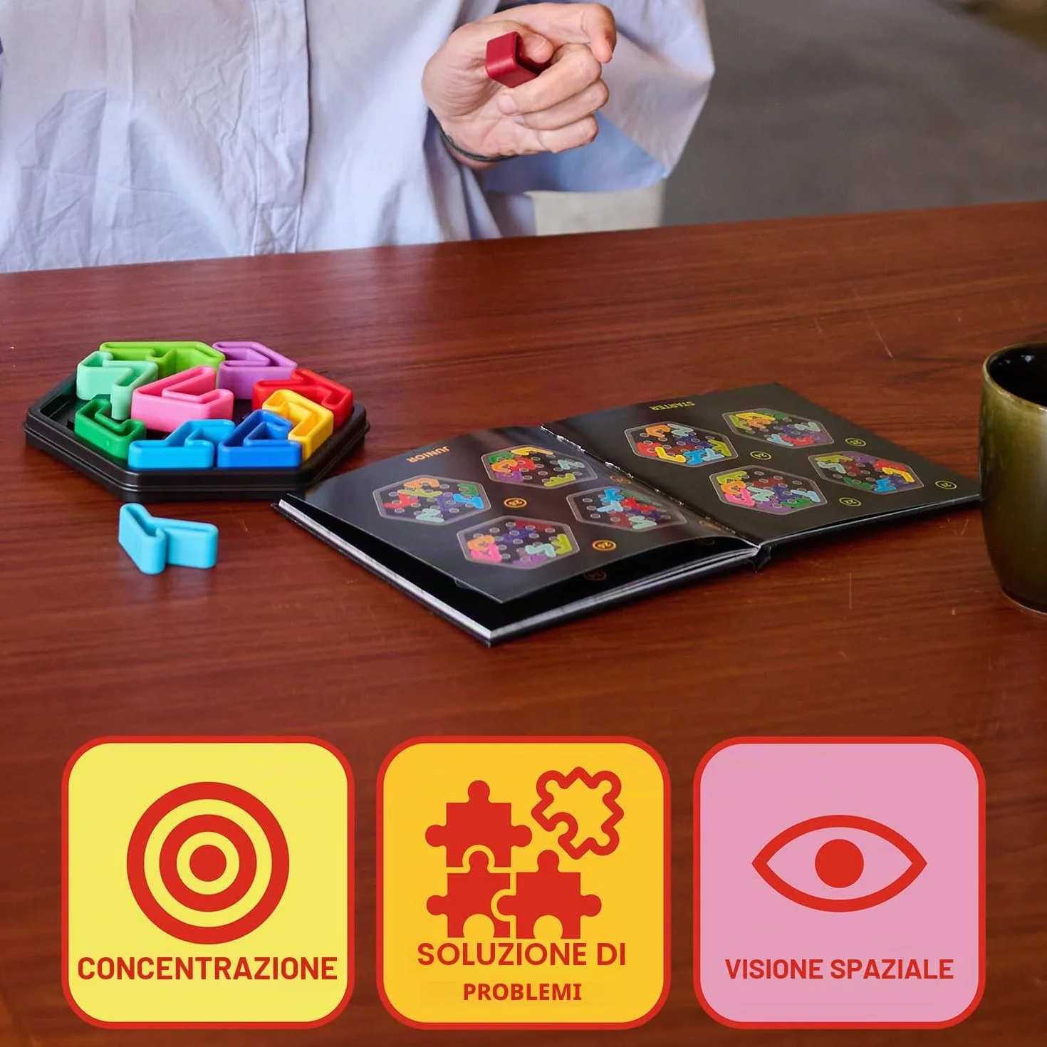 SmartGames IQ-Deluxe Hexagon