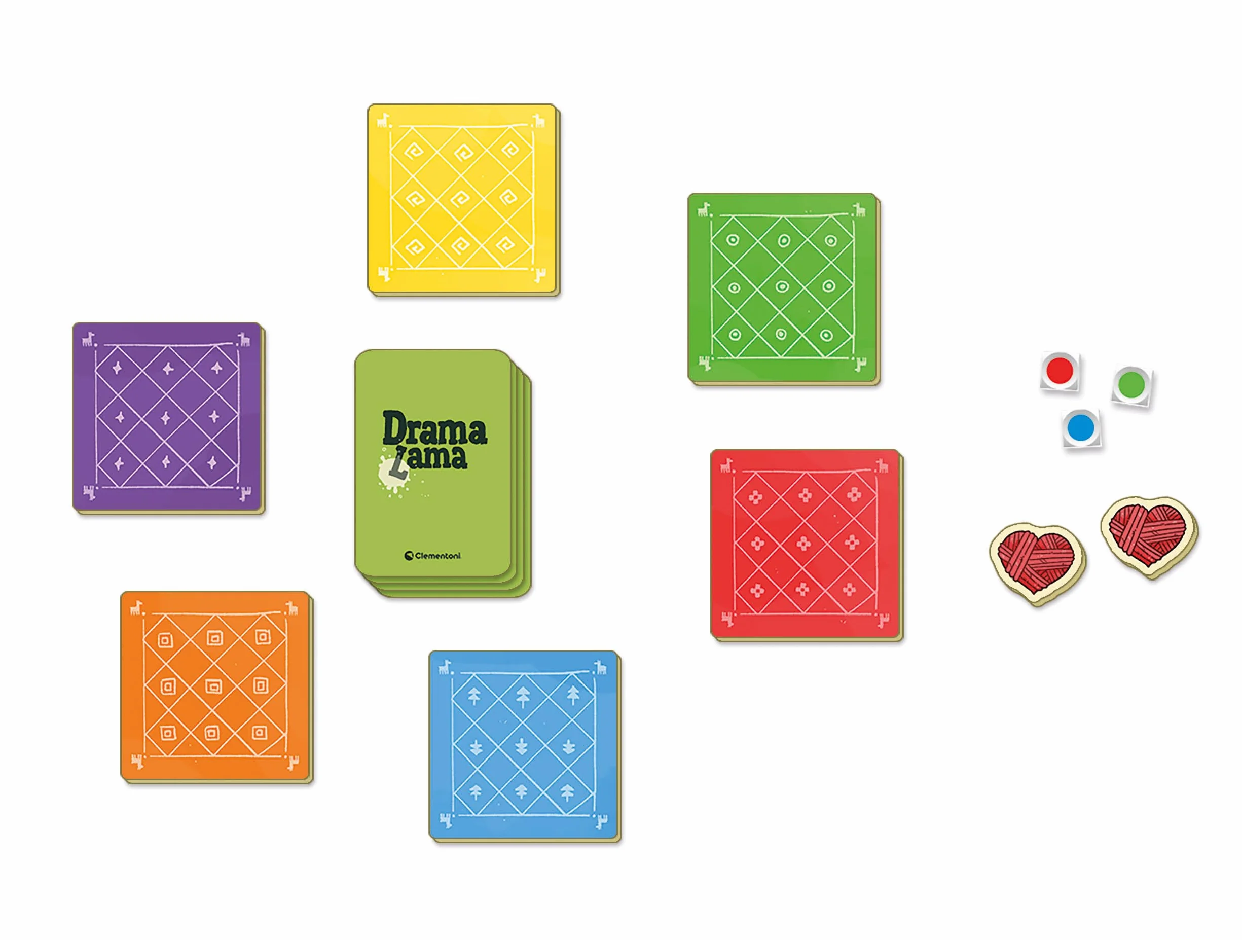 Clementoni Drama Lama Carte Da Gioco Gioco Da Tavolo 10-99 Anni 2-6 Giocatori Italiano Made In Italy