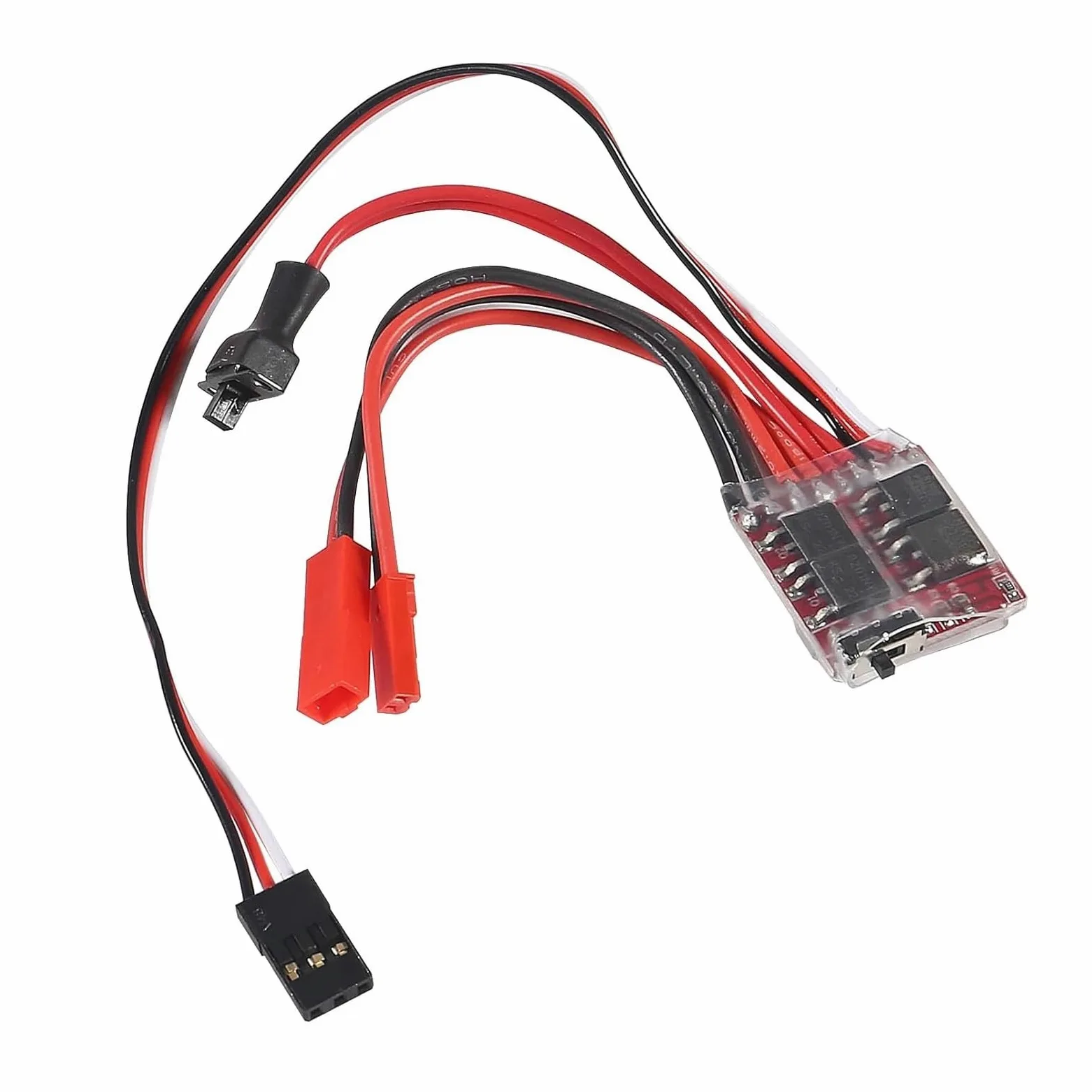Per Mini Spazzolato ESC Regolatore Velocità Del Motore 2KHz Avanti Retromarcia Freno RC 2S Auto Modificata Sostituzione Off Road Veicoli Camion ESC RC