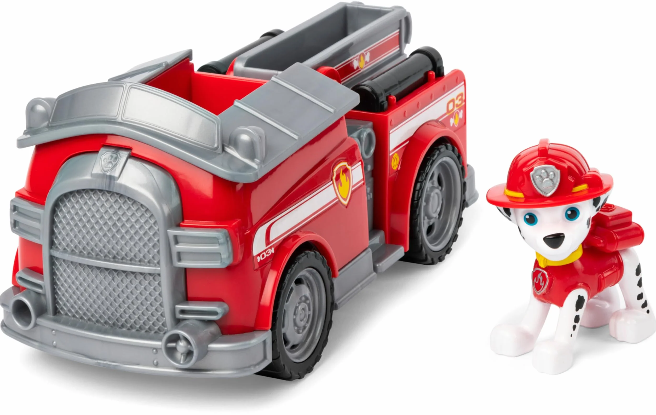 Paw Patrol, Camion dei Pompieri di Marshall, Veicolo e Personaggio Marshall, Giochi Bambini, 3+ anni