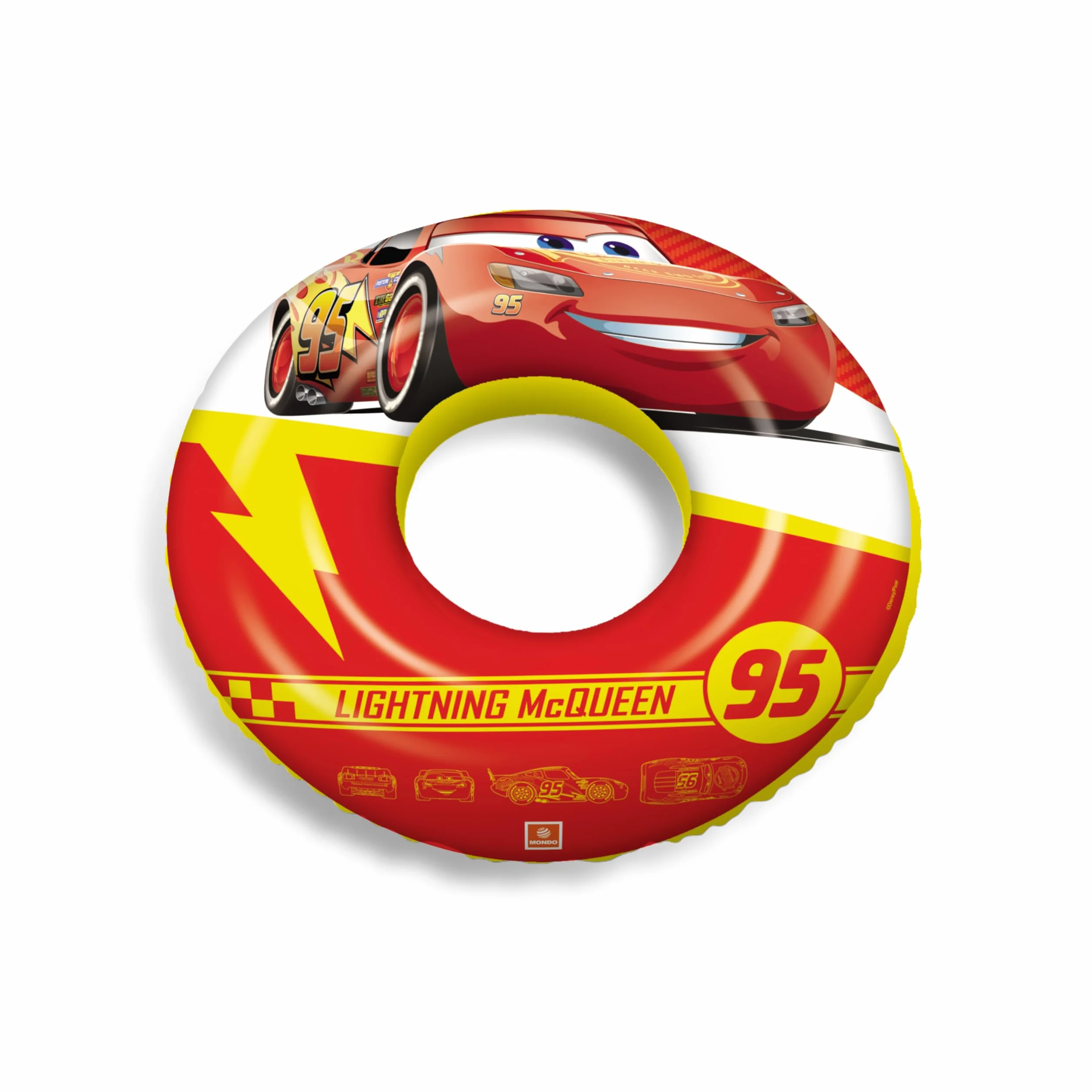 Mondo Toys - set braccioli e ciambella bambini mare estate piscina (cars)